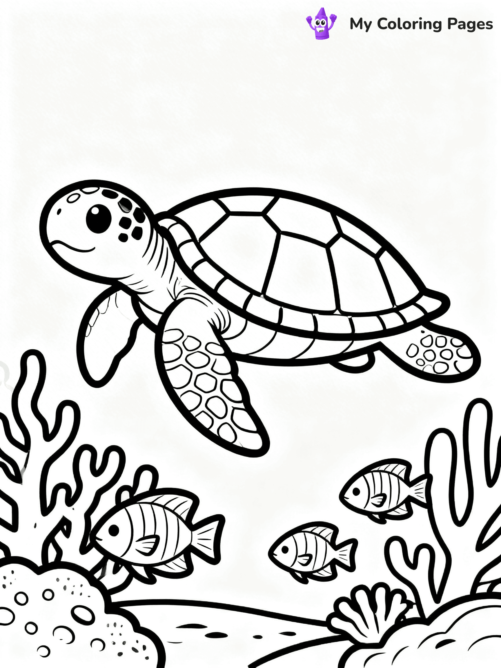 Seashell Coloring Pages - 77