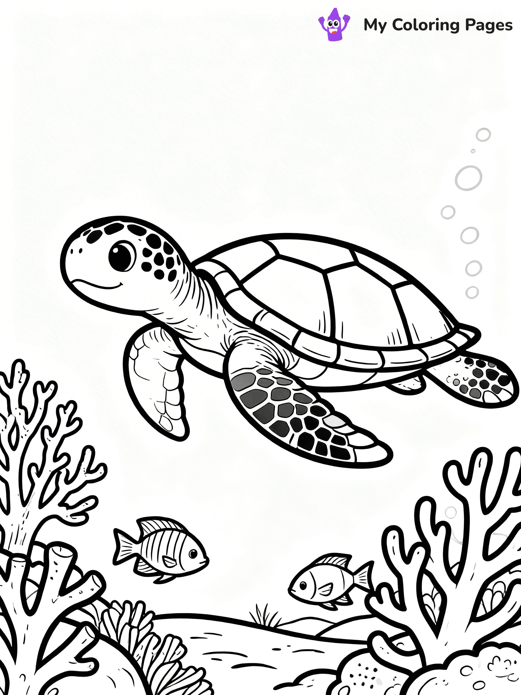 Seashell Coloring Pages - 73