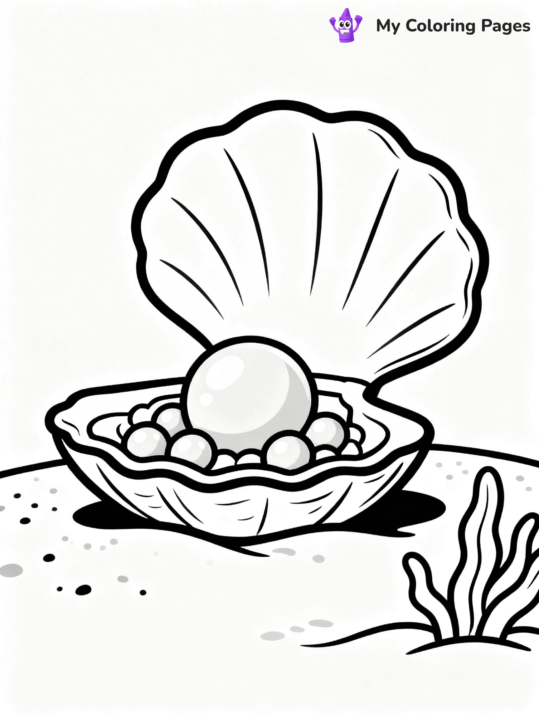 Seashell Coloring Pages - 62