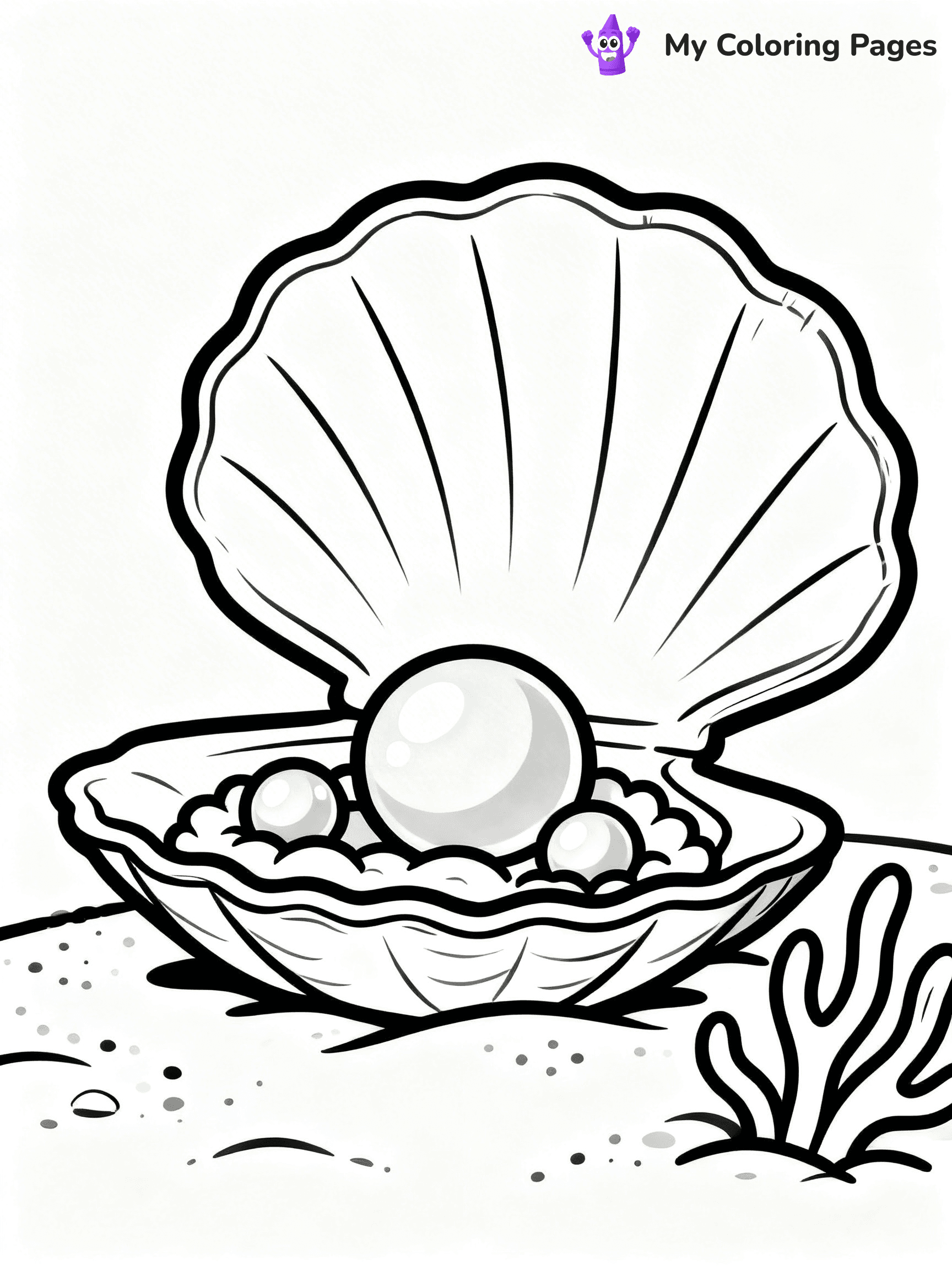 Seashell Coloring Pages - 61