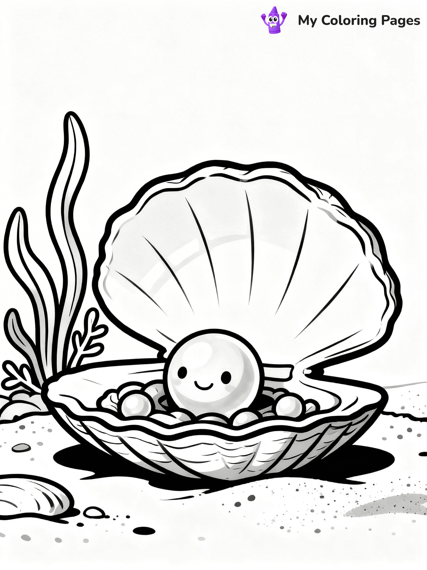 Seashell Coloring Pages - 59