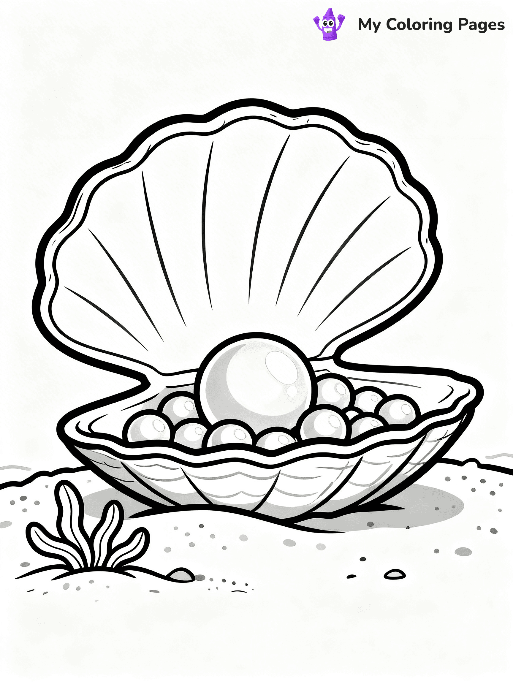 Seashell Coloring Pages - 58