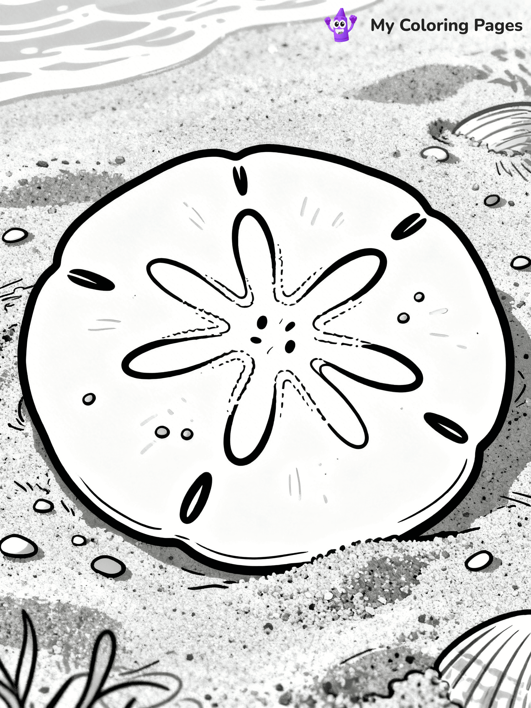 Seashell Coloring Pages - 43