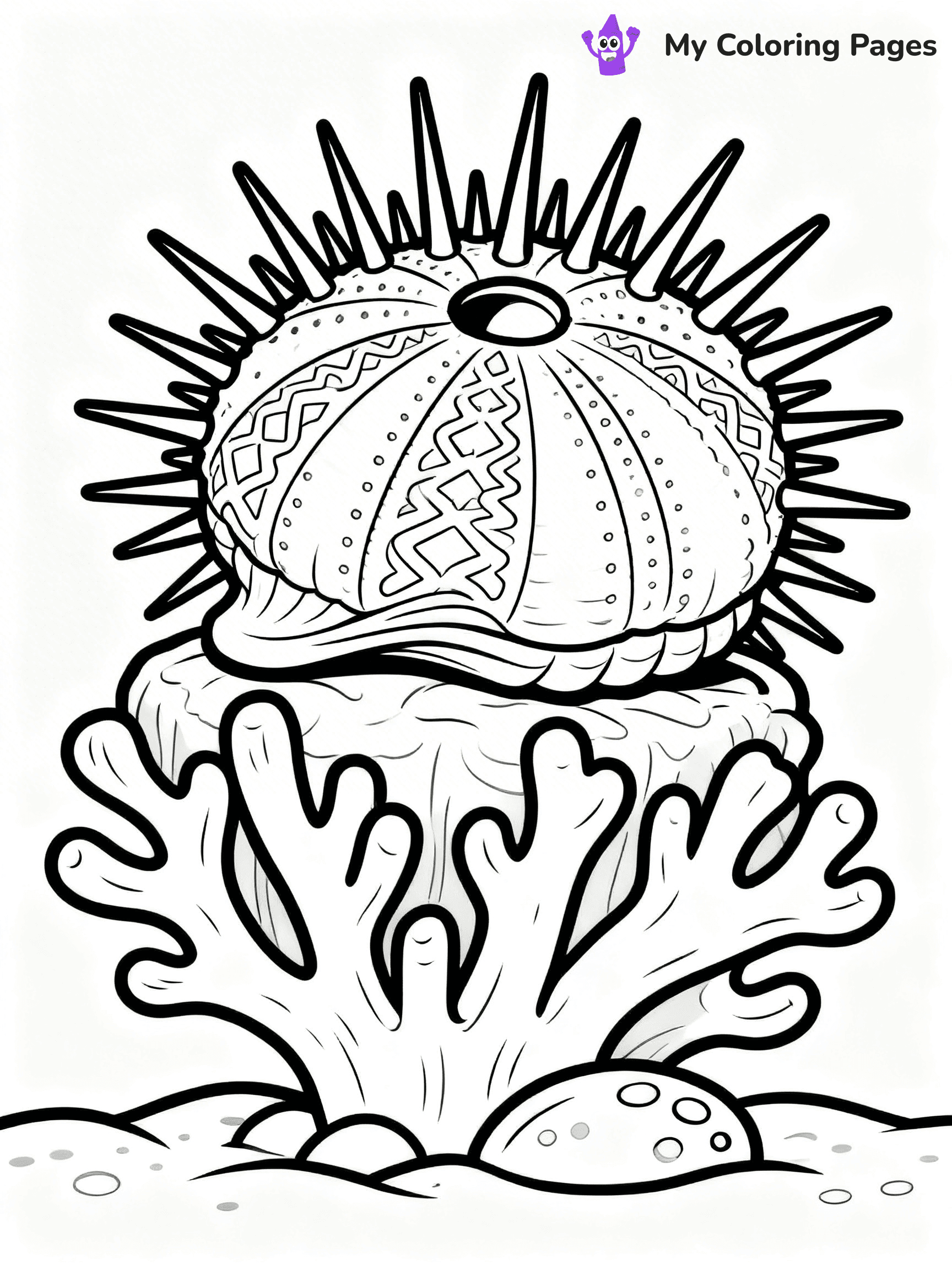 Seashell Coloring Pages - 34