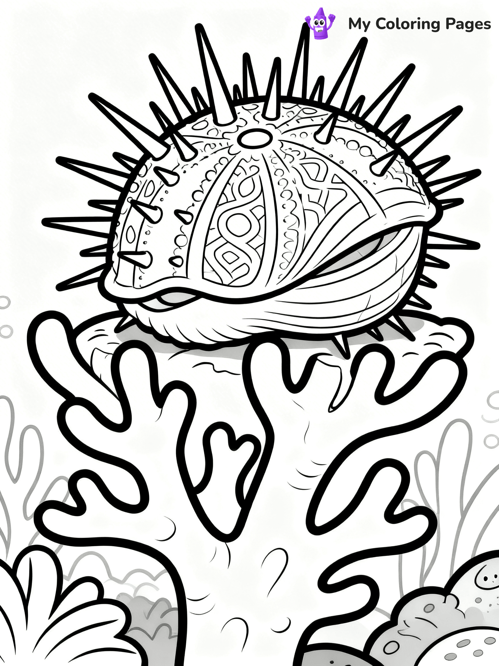 Seashell Coloring Pages - 32