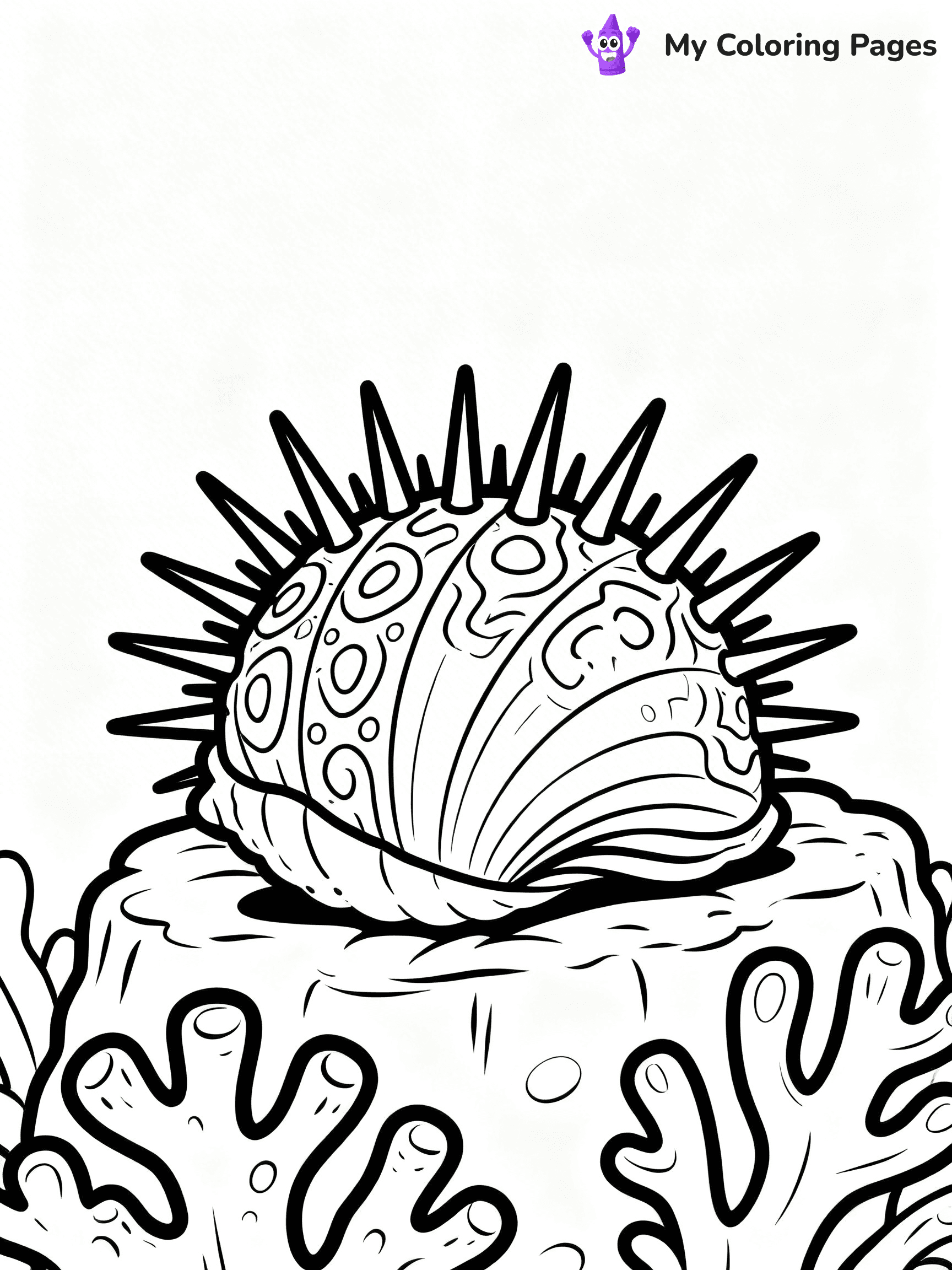 Seashell Coloring Pages - 31