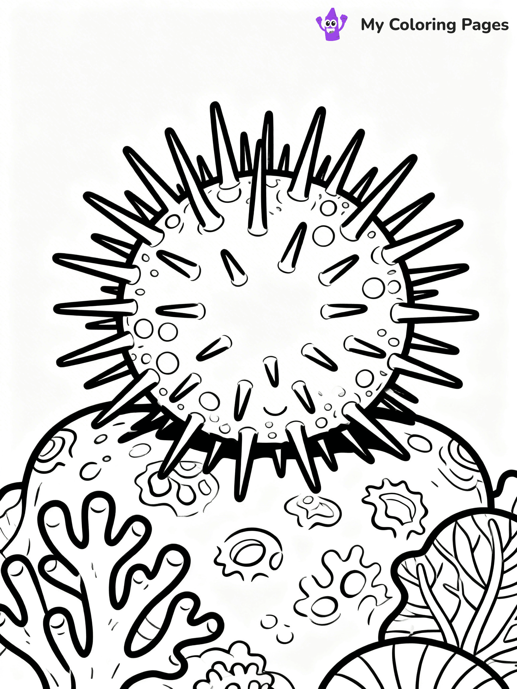 Seashell Coloring Pages - 9