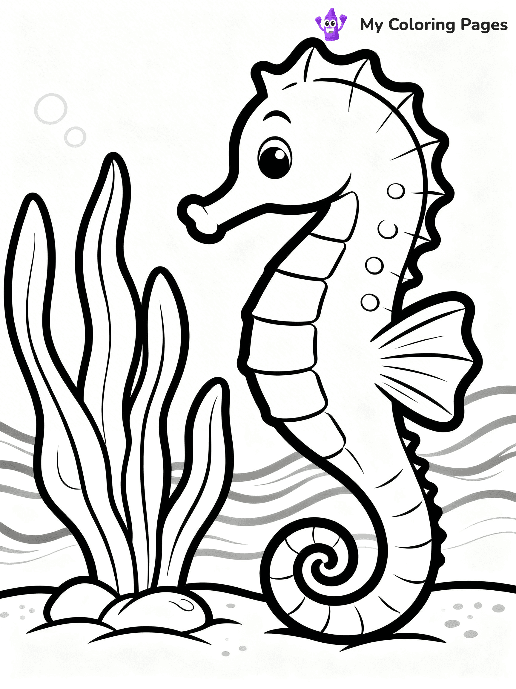Seashell Coloring Pages - 1