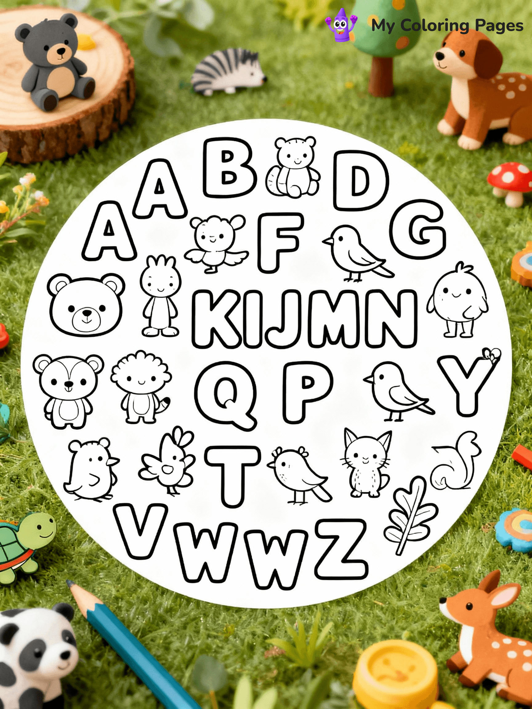 Alphabet Coloring Pages - 23