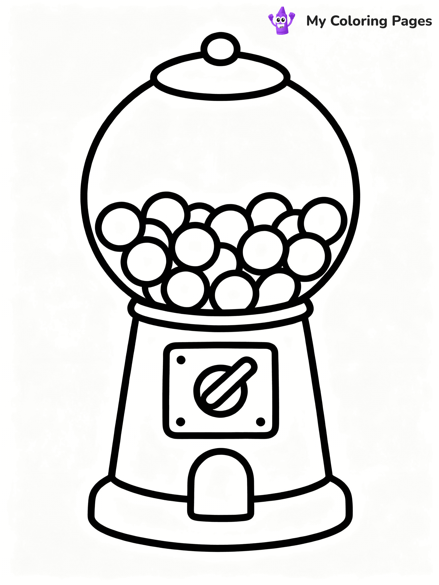 Candy Coloring Pages - 29