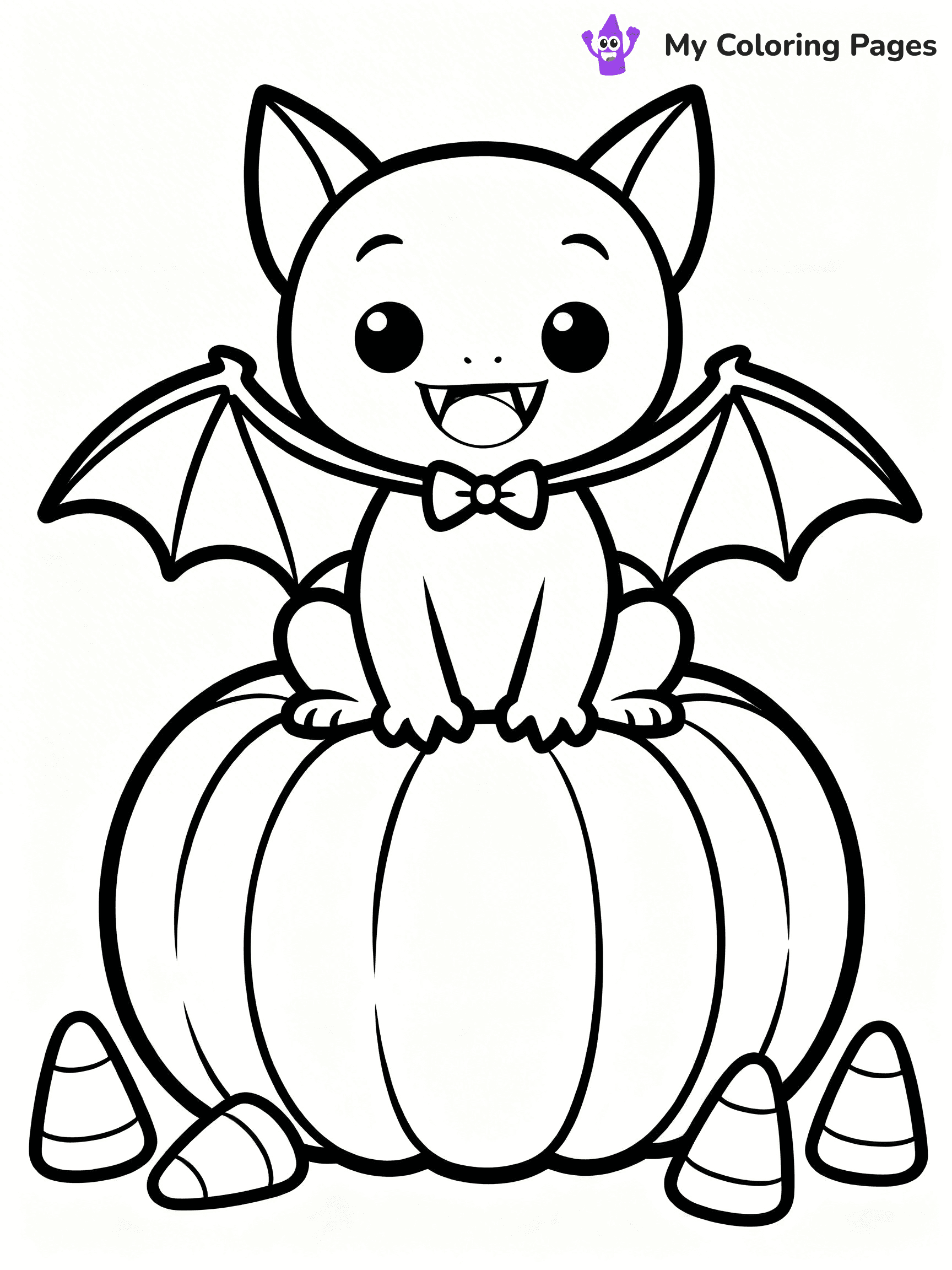 Halloween Bat Coloring Pages - 80