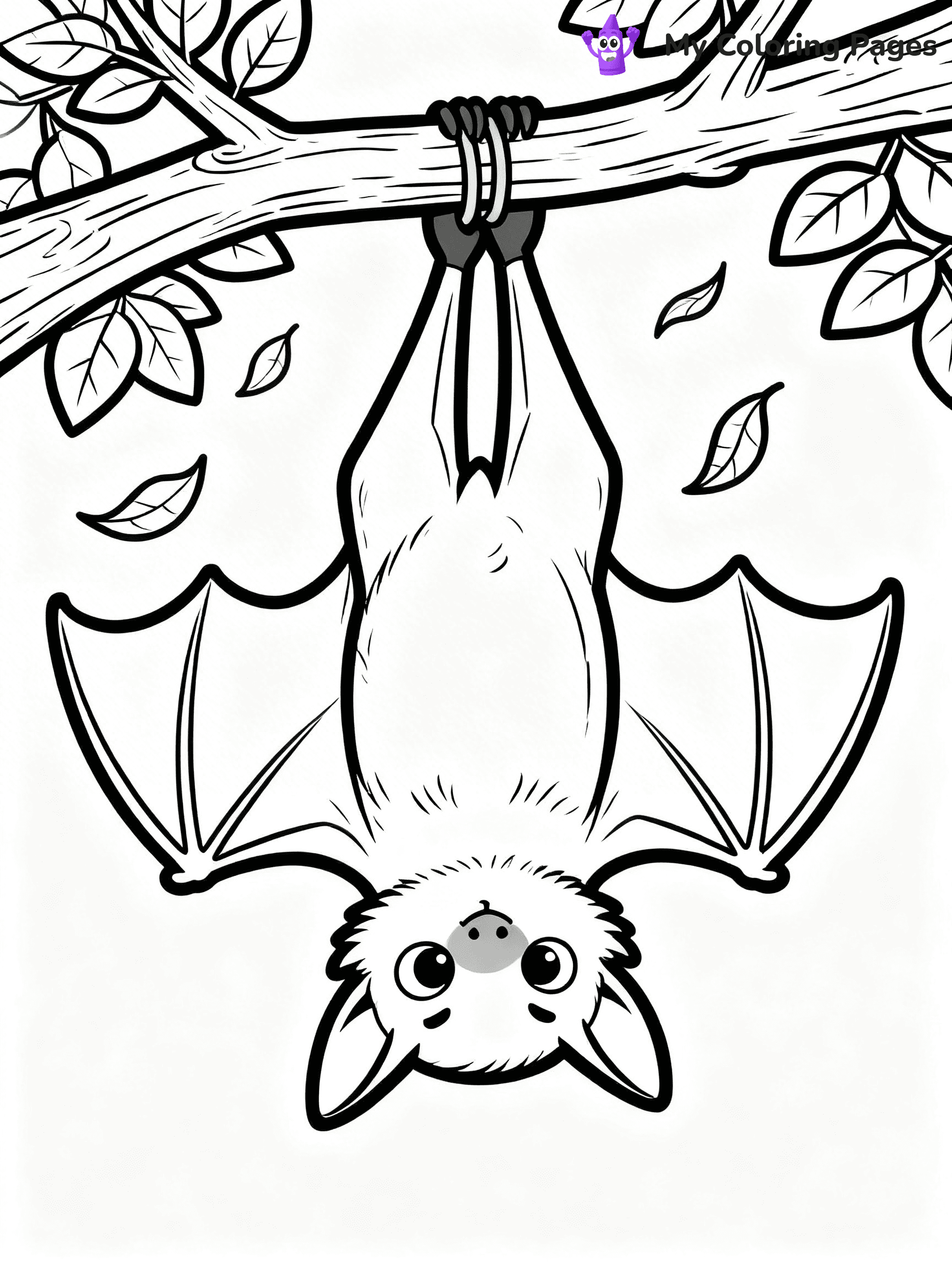 Halloween Bat Coloring Pages - 76