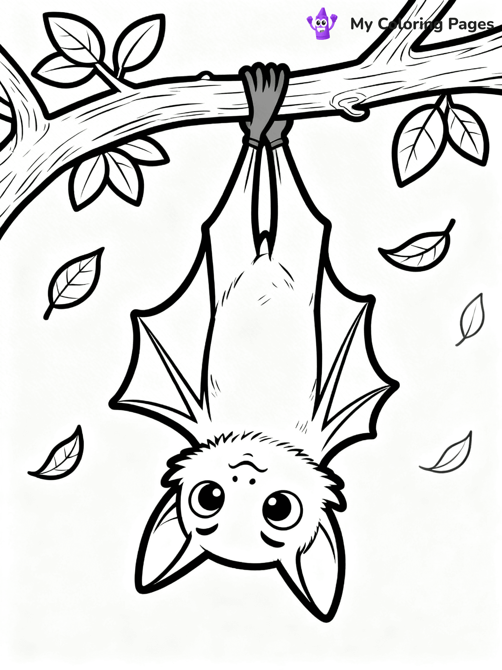Halloween Bat Coloring Pages - 72