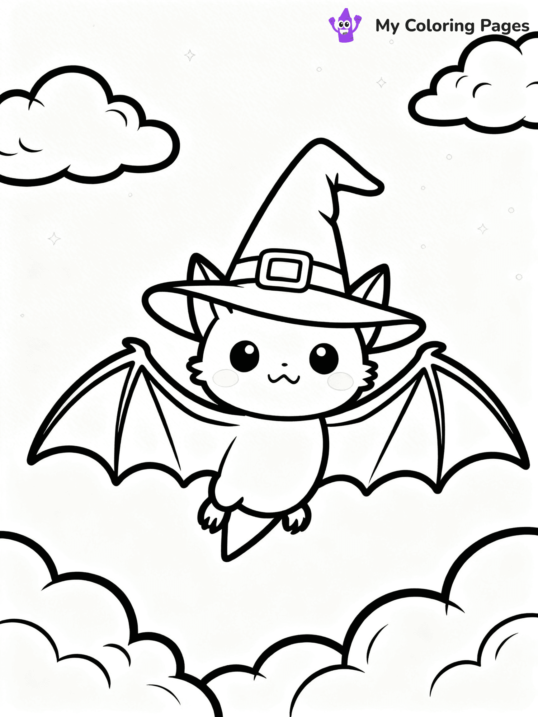 Halloween Bat Coloring Pages - 67