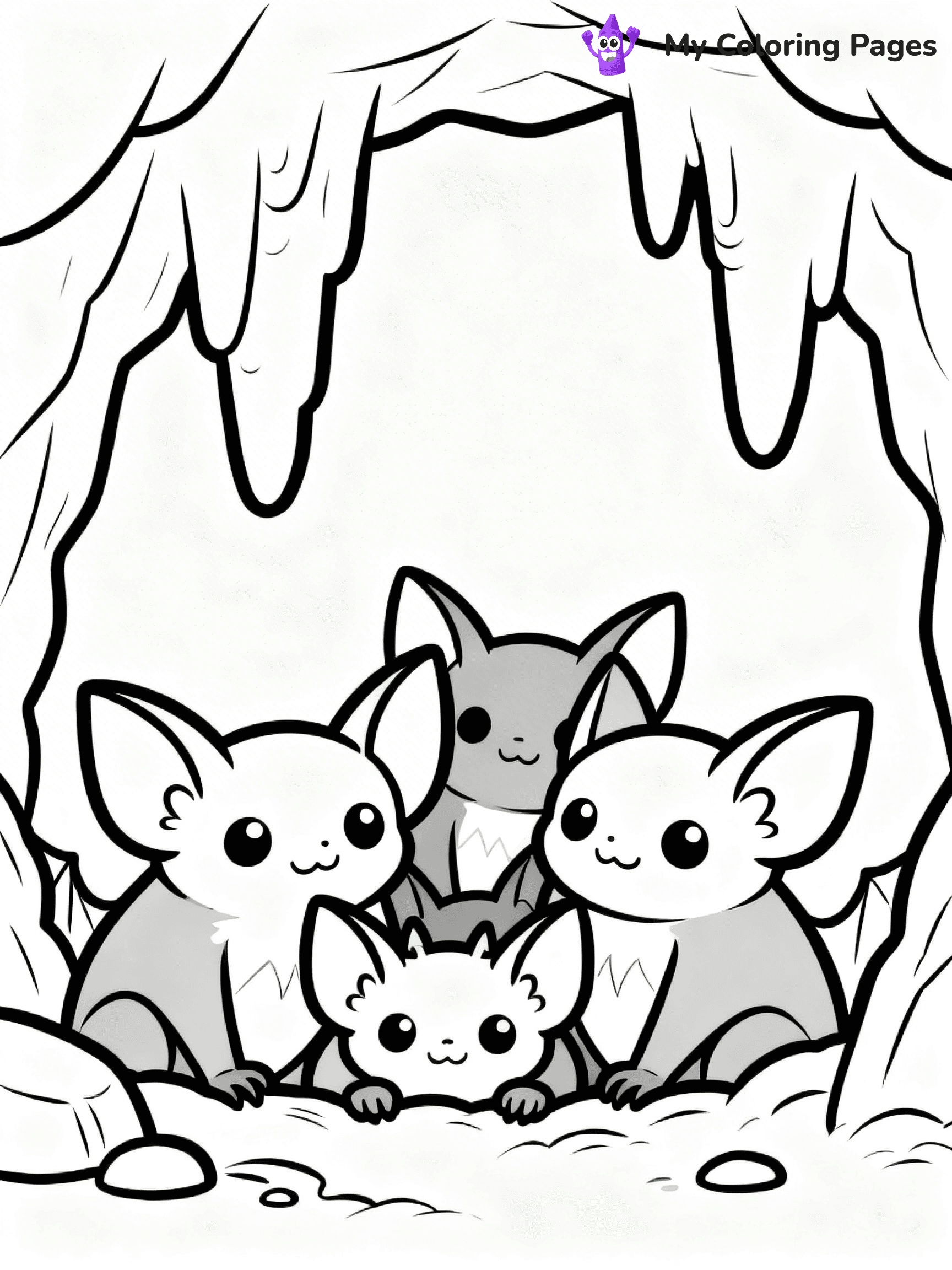 Halloween Bat Coloring Pages - 62