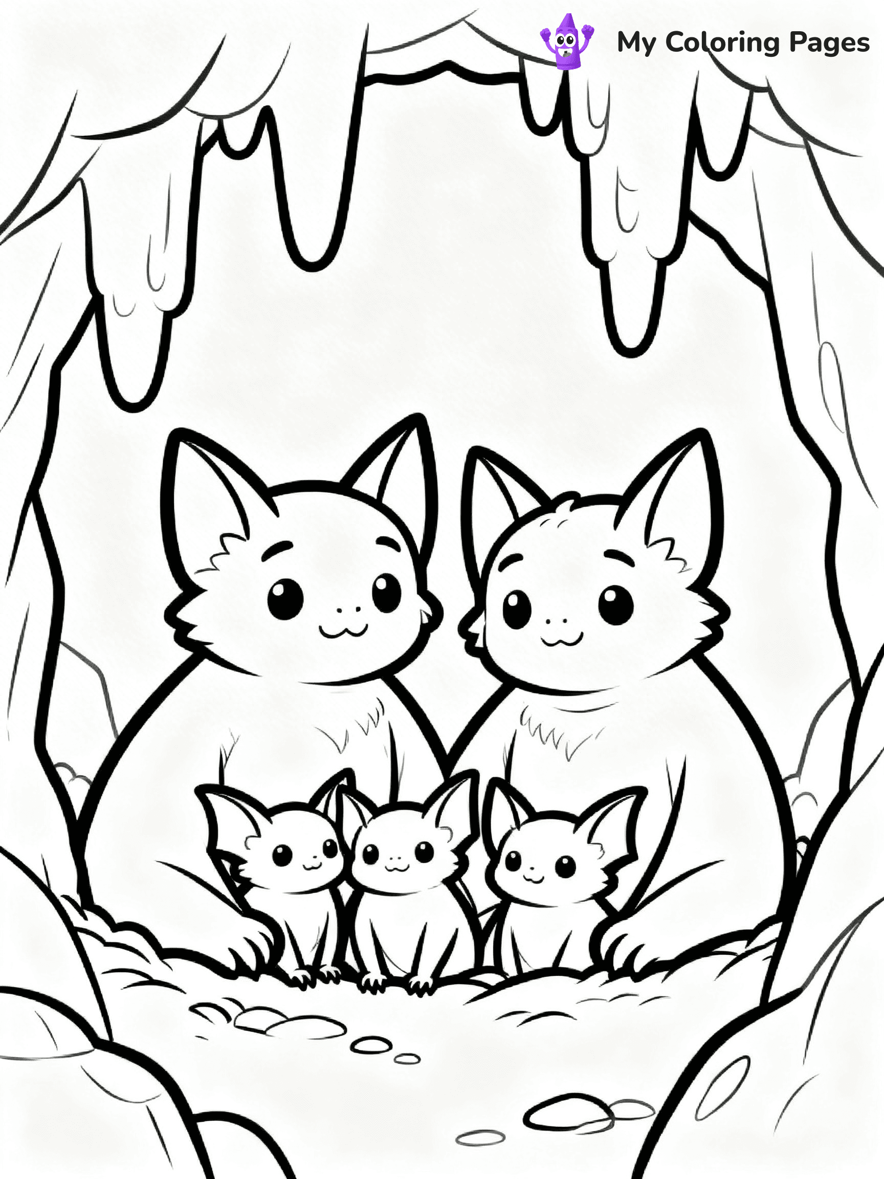 Halloween Bat Coloring Pages - 61