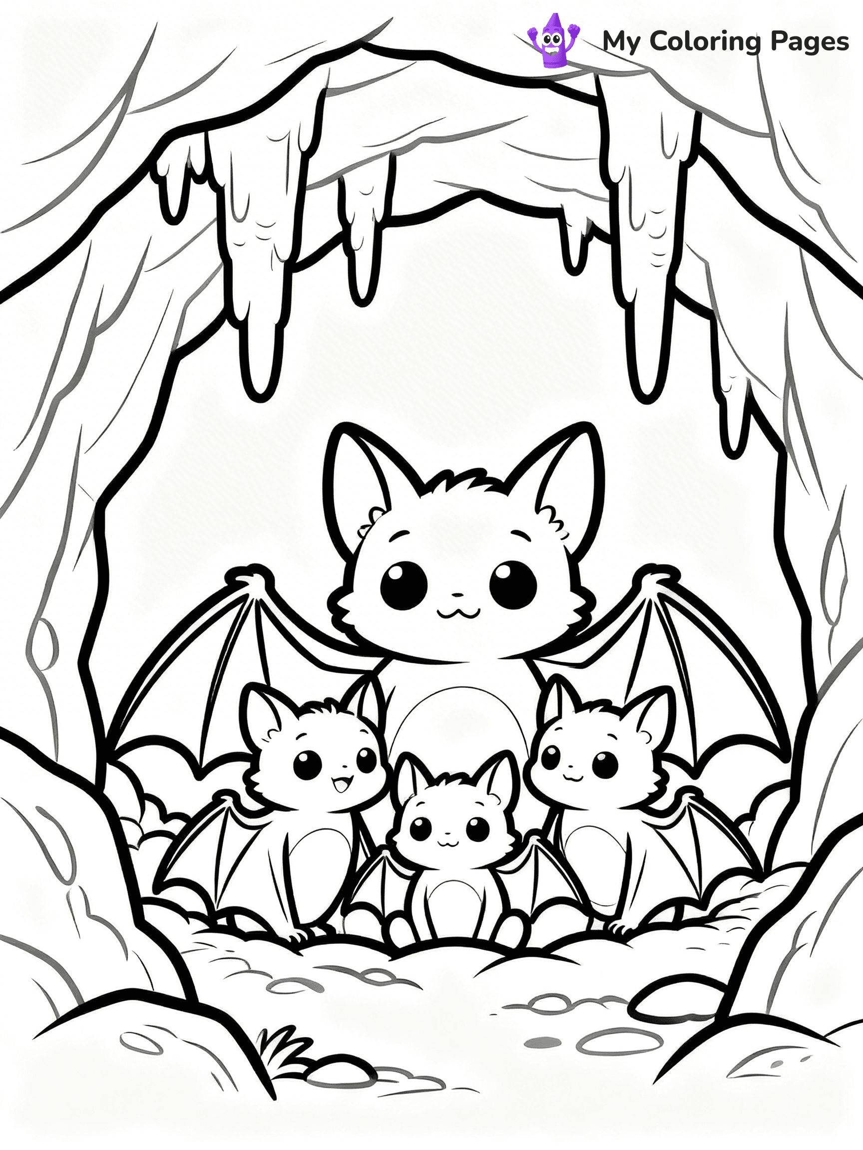 Halloween Bat Coloring Pages - 60