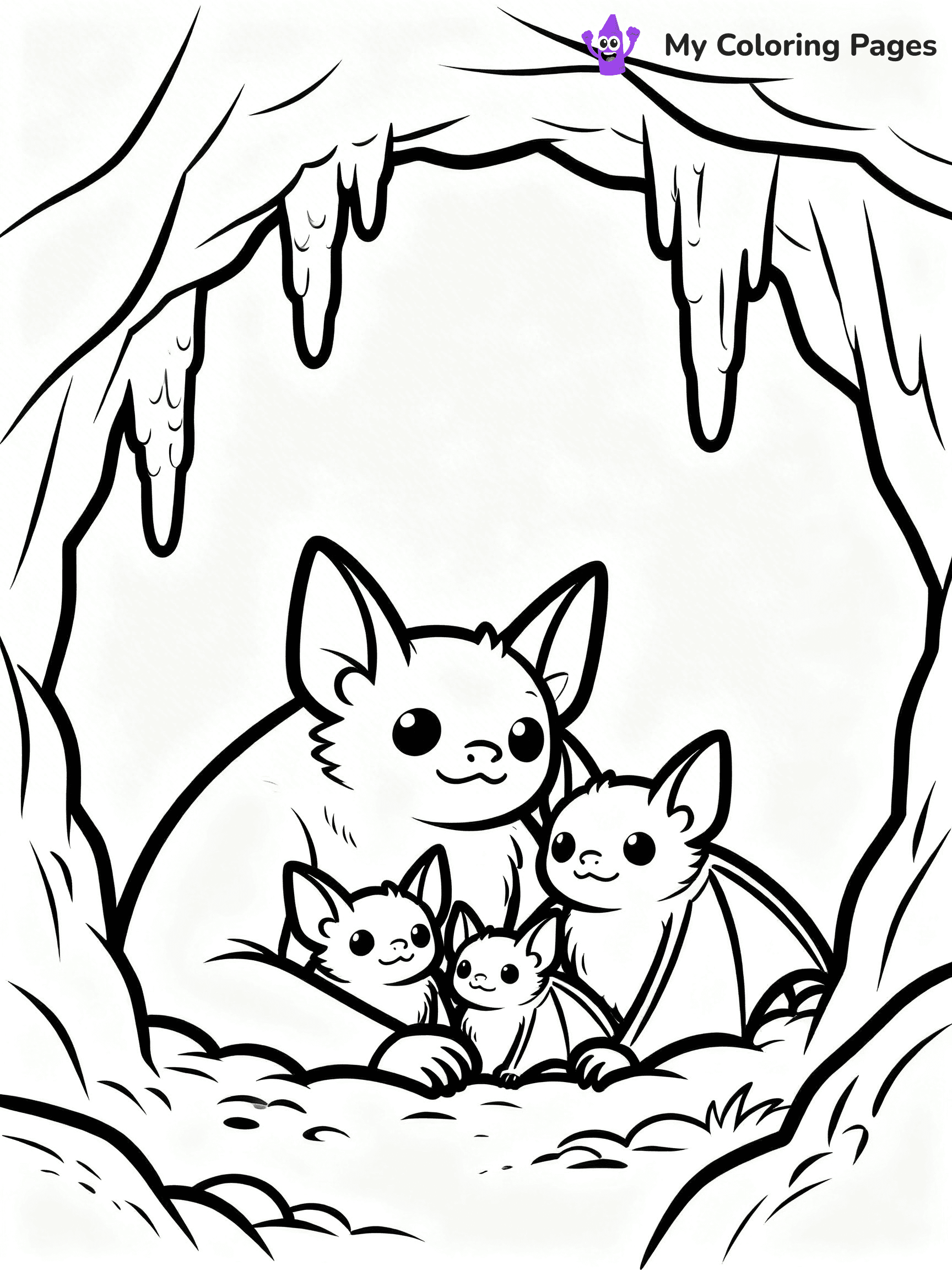 Halloween Bat Coloring Pages - 59