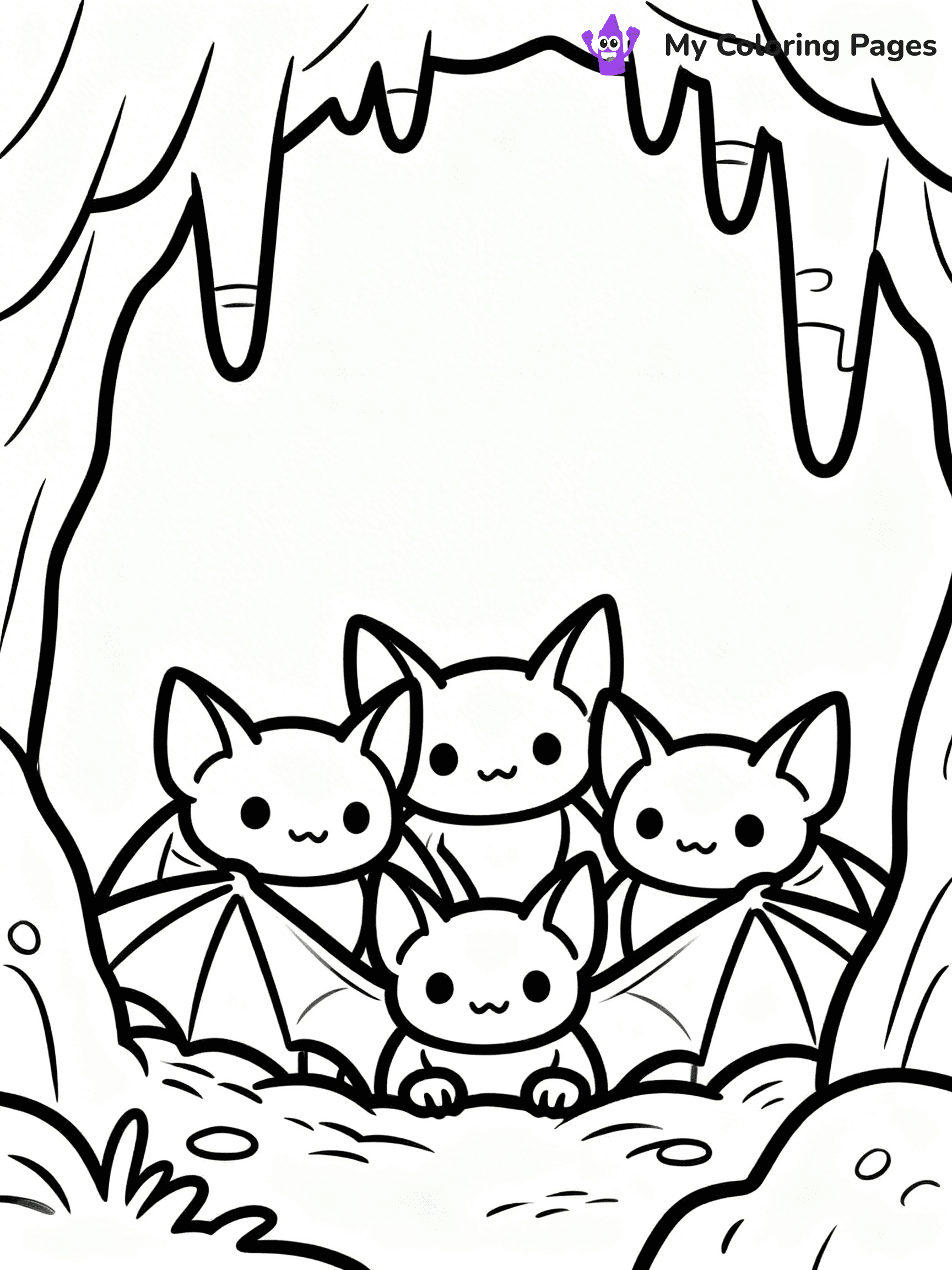 Halloween Bat Coloring Pages - 58