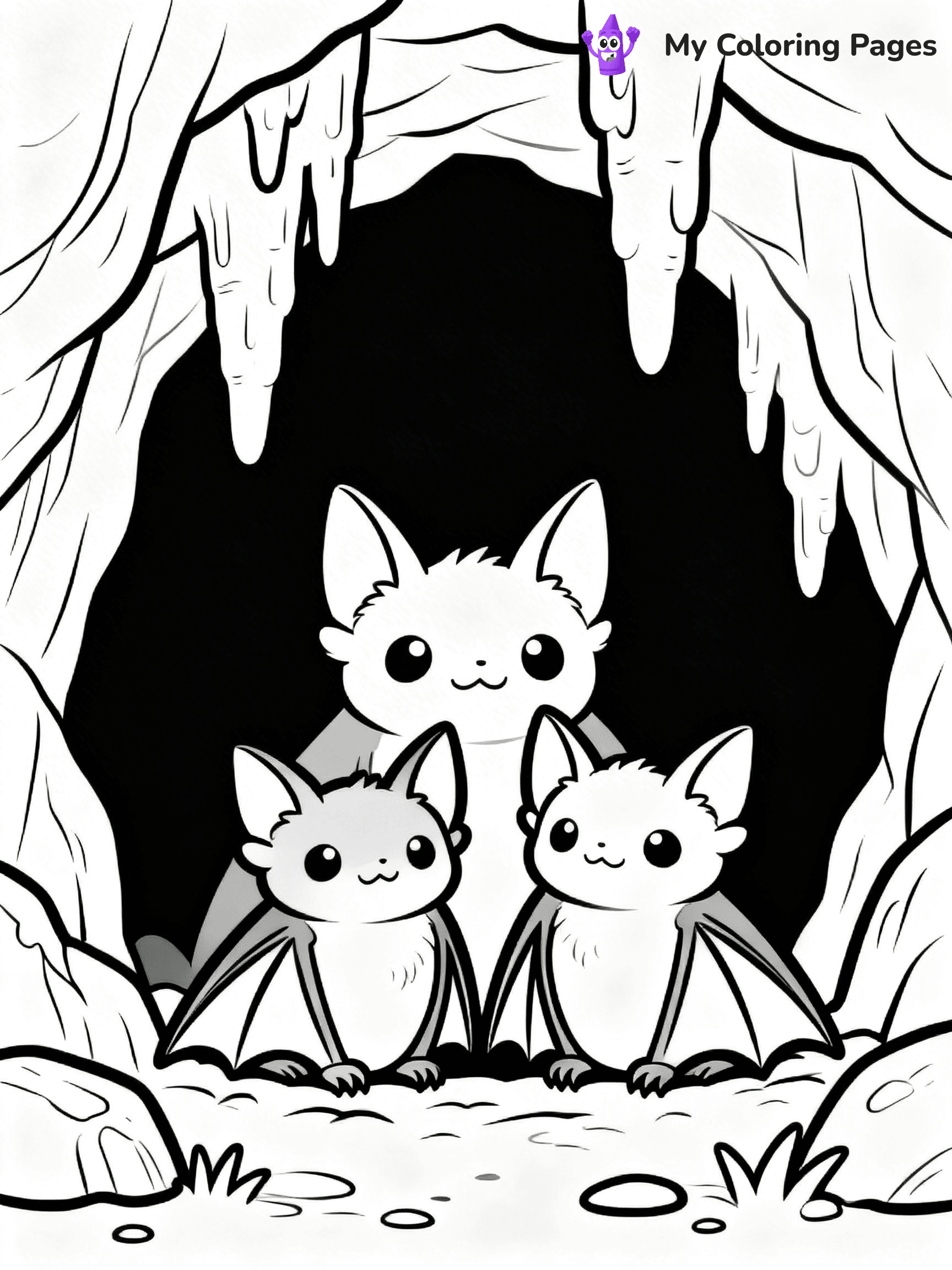 Halloween Bat Coloring Pages - 57