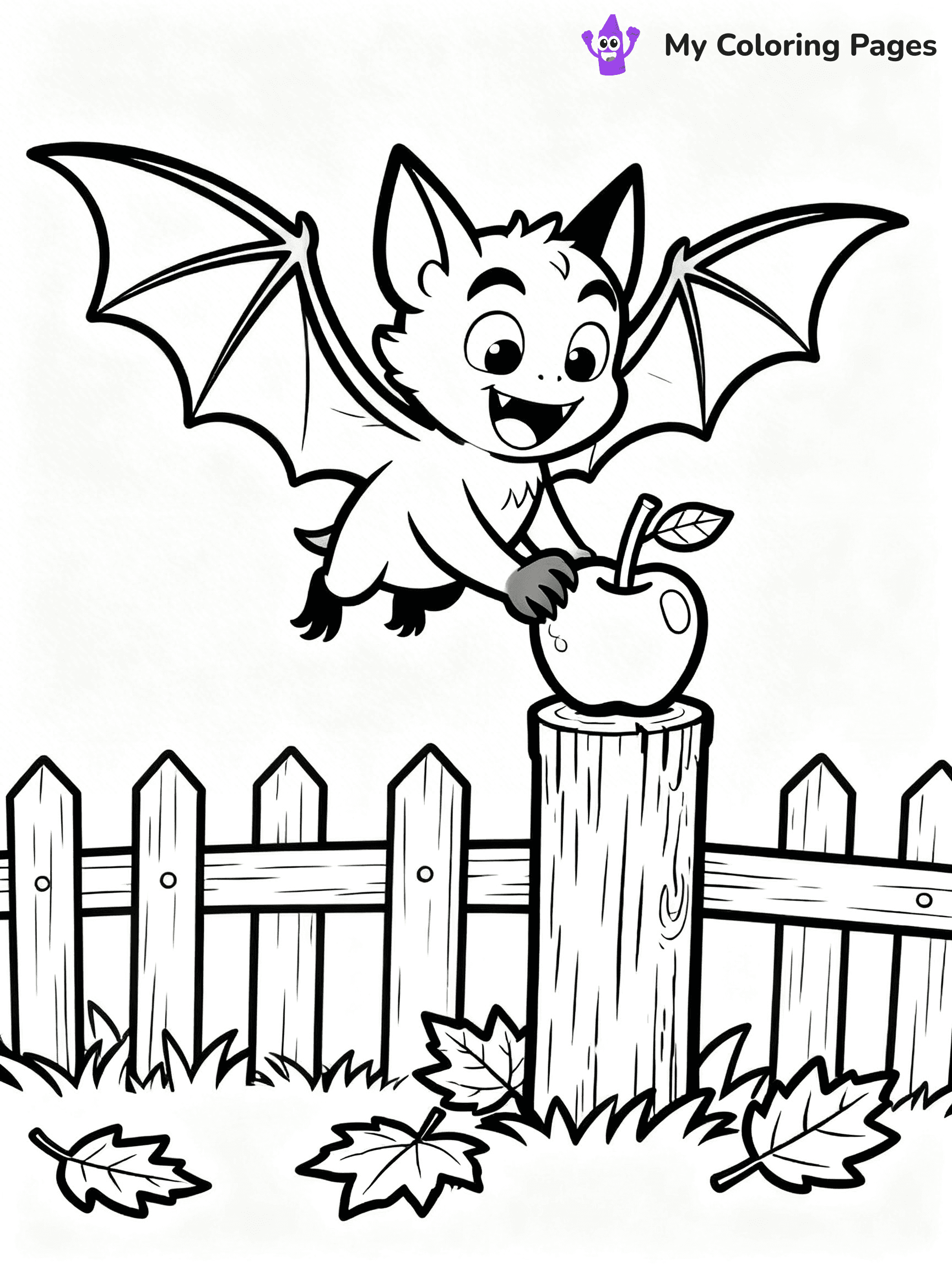 Halloween Bat Coloring Pages - 28