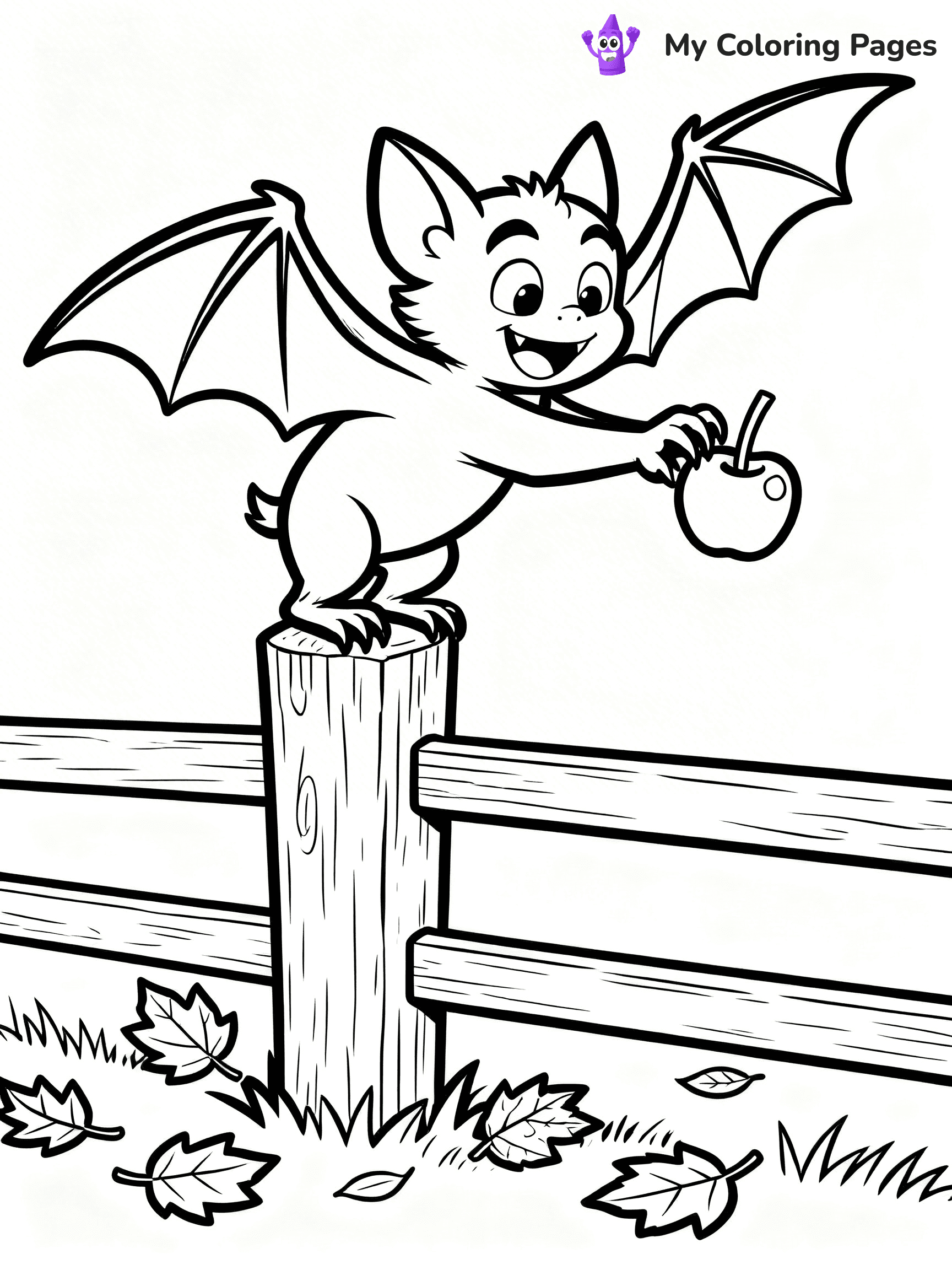 Halloween Bat Coloring Pages - 27