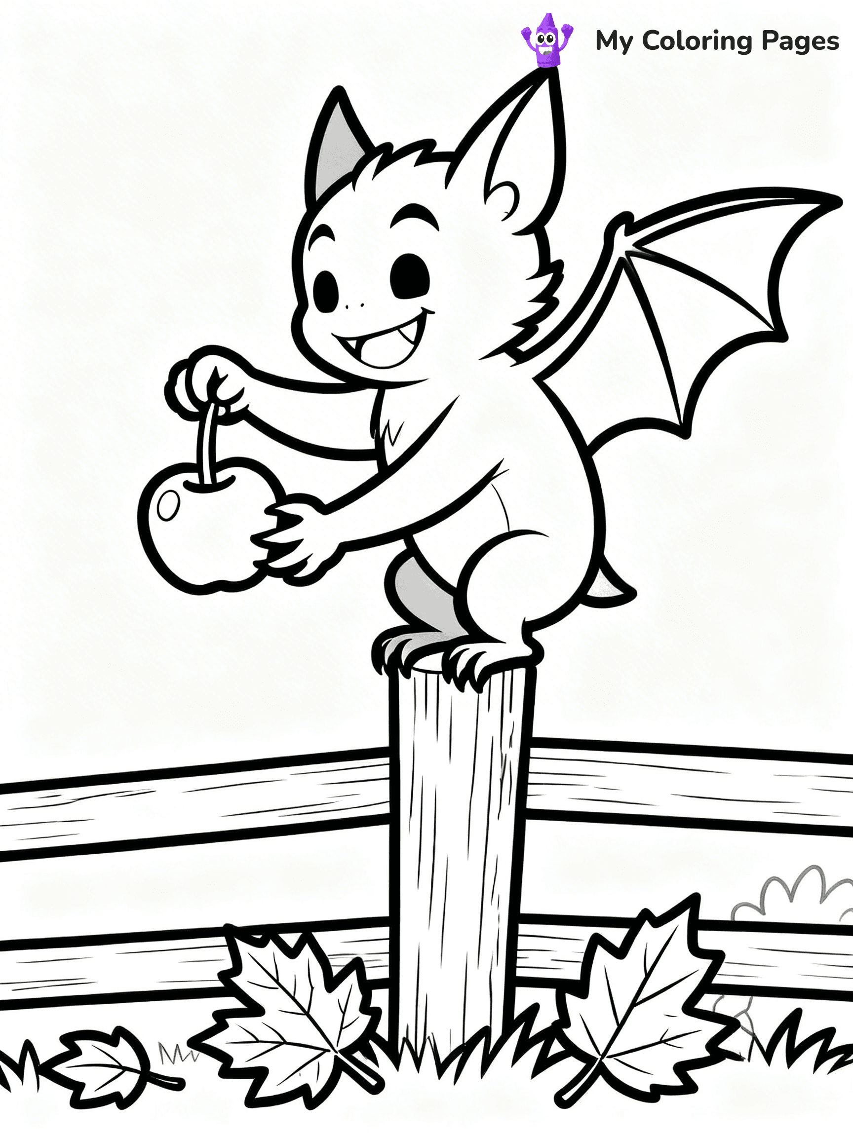 Halloween Bat Coloring Pages - 22