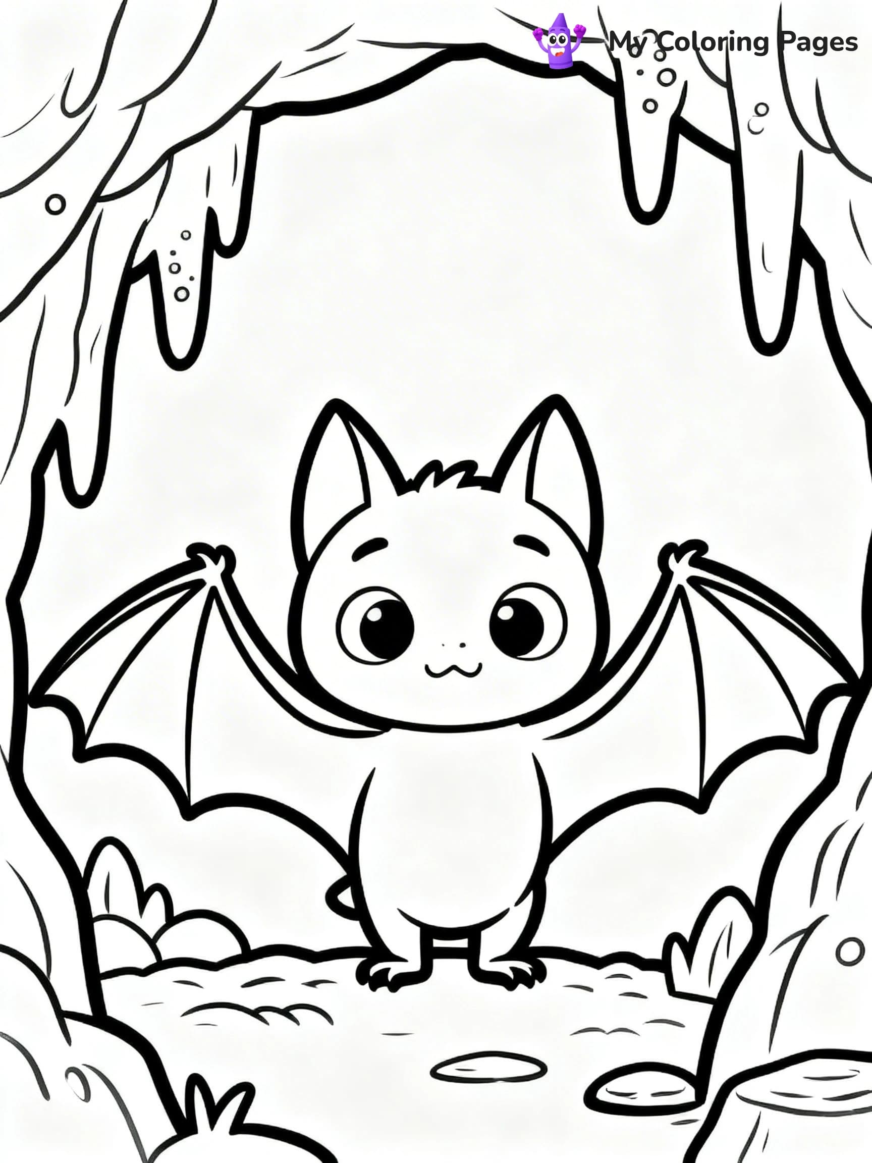 Halloween Bat Coloring Pages - 10