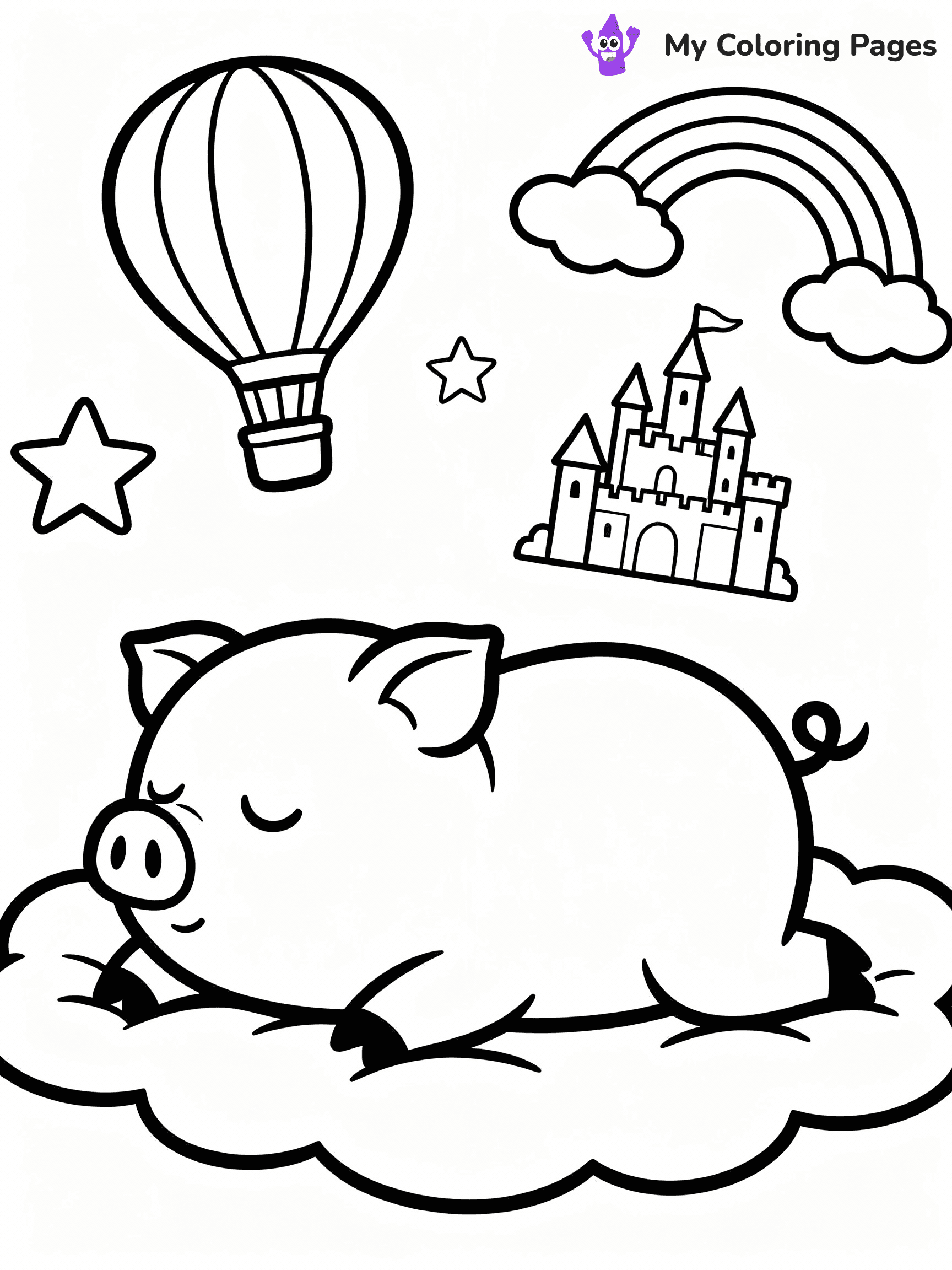 Pig Coloring Pages - 34
