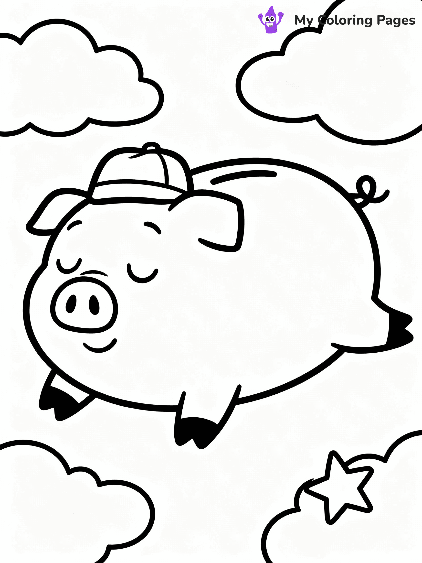 Pig Coloring Pages - 28