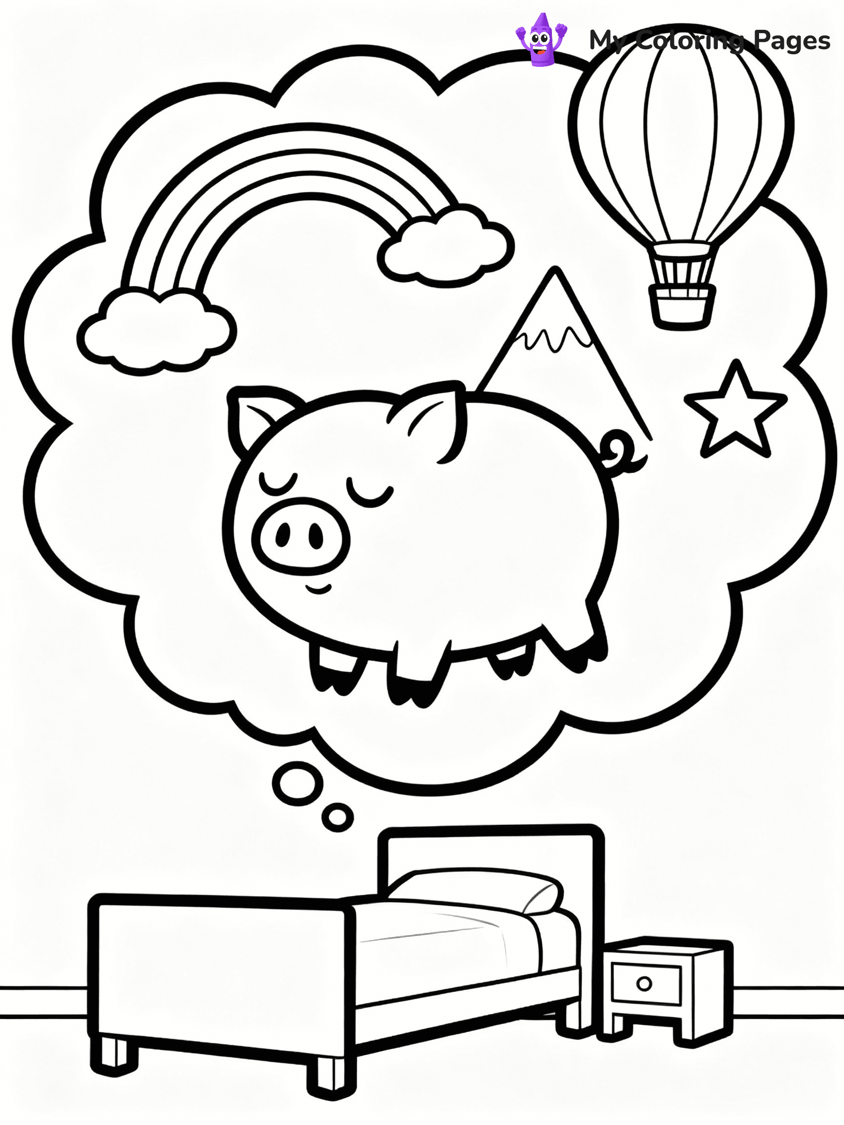 Pig Coloring Pages - 23