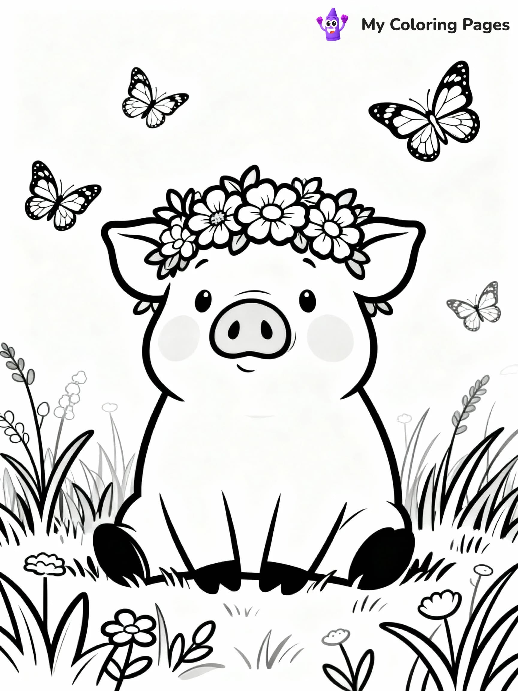 Pig Coloring Pages - 18