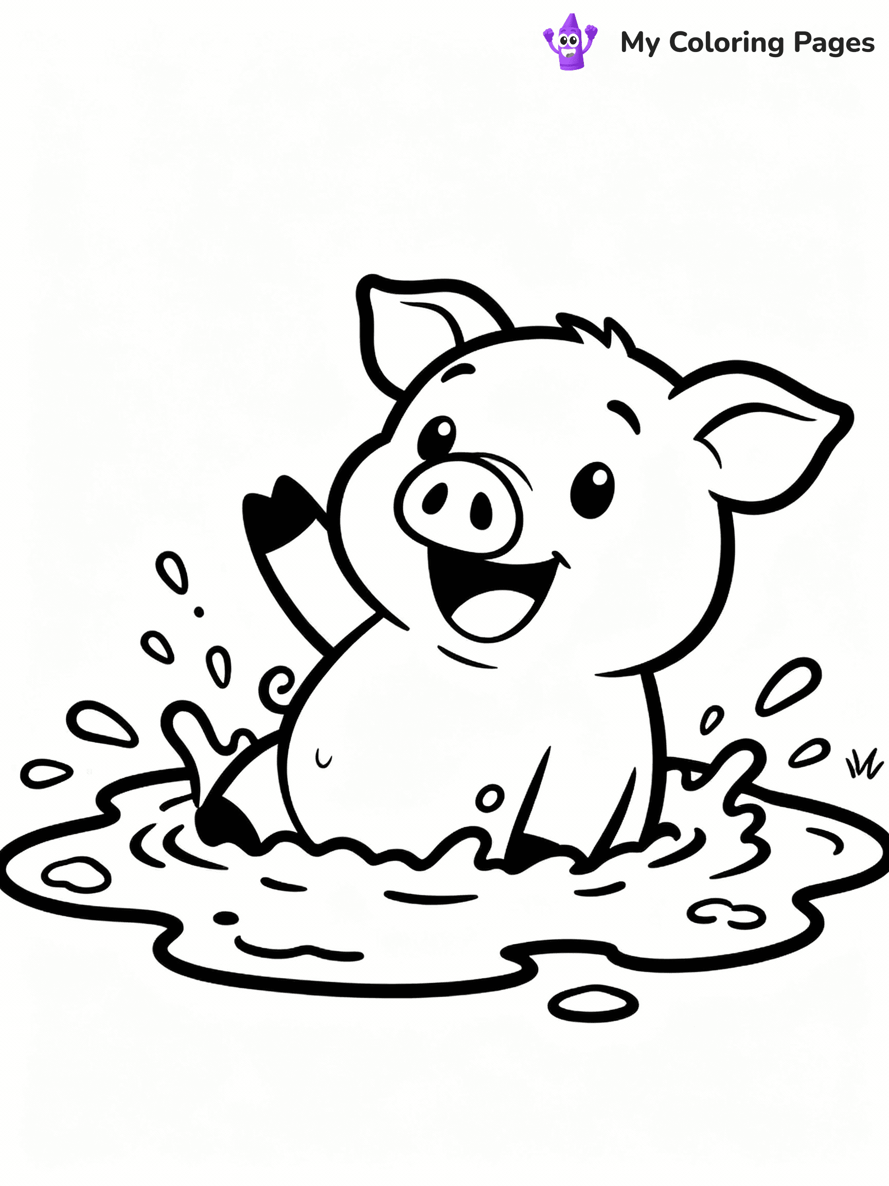 Pig Coloring Pages - 4