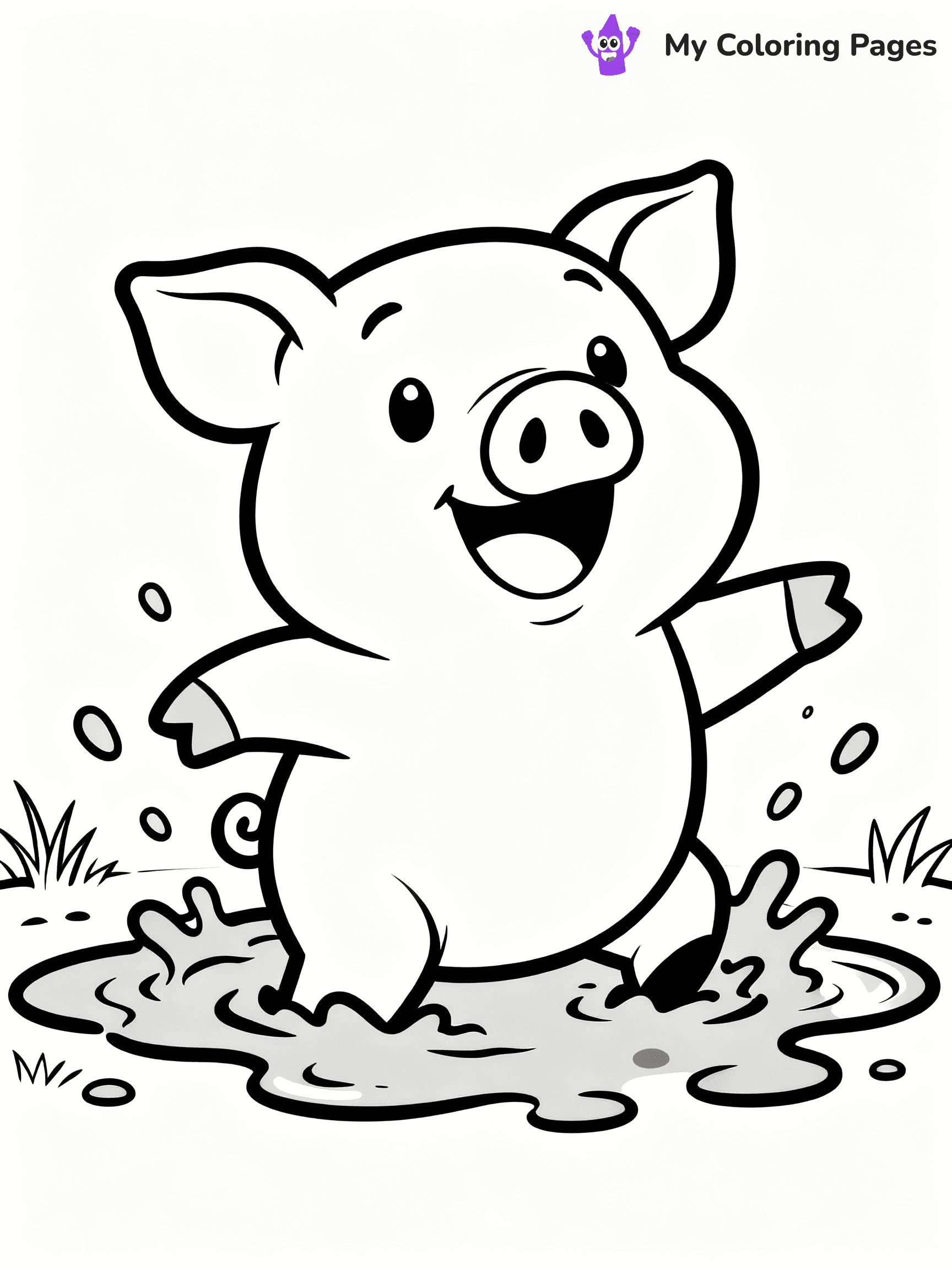 Pig Coloring Pages - 3