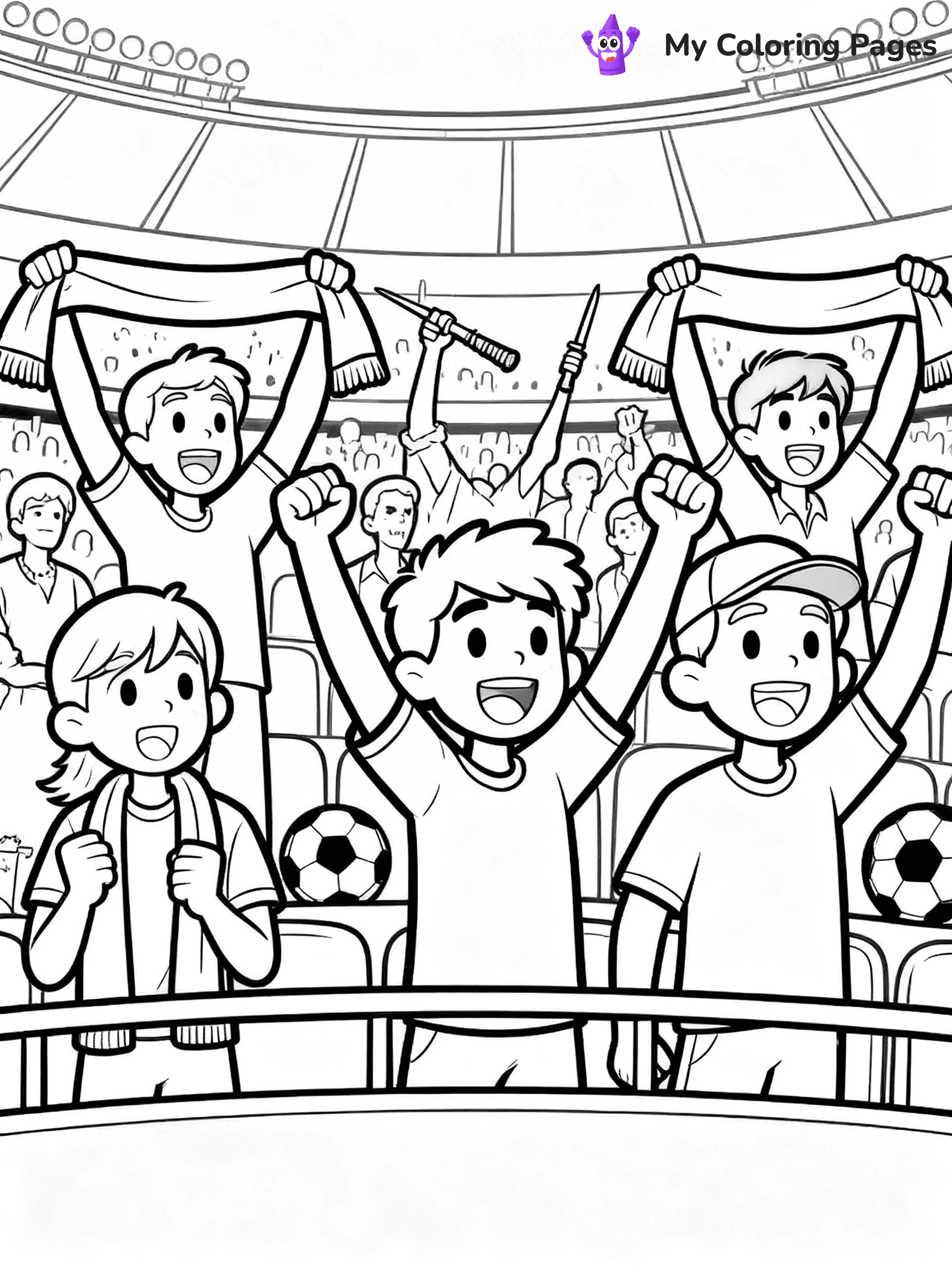 World Cup Coloring Pages - 37