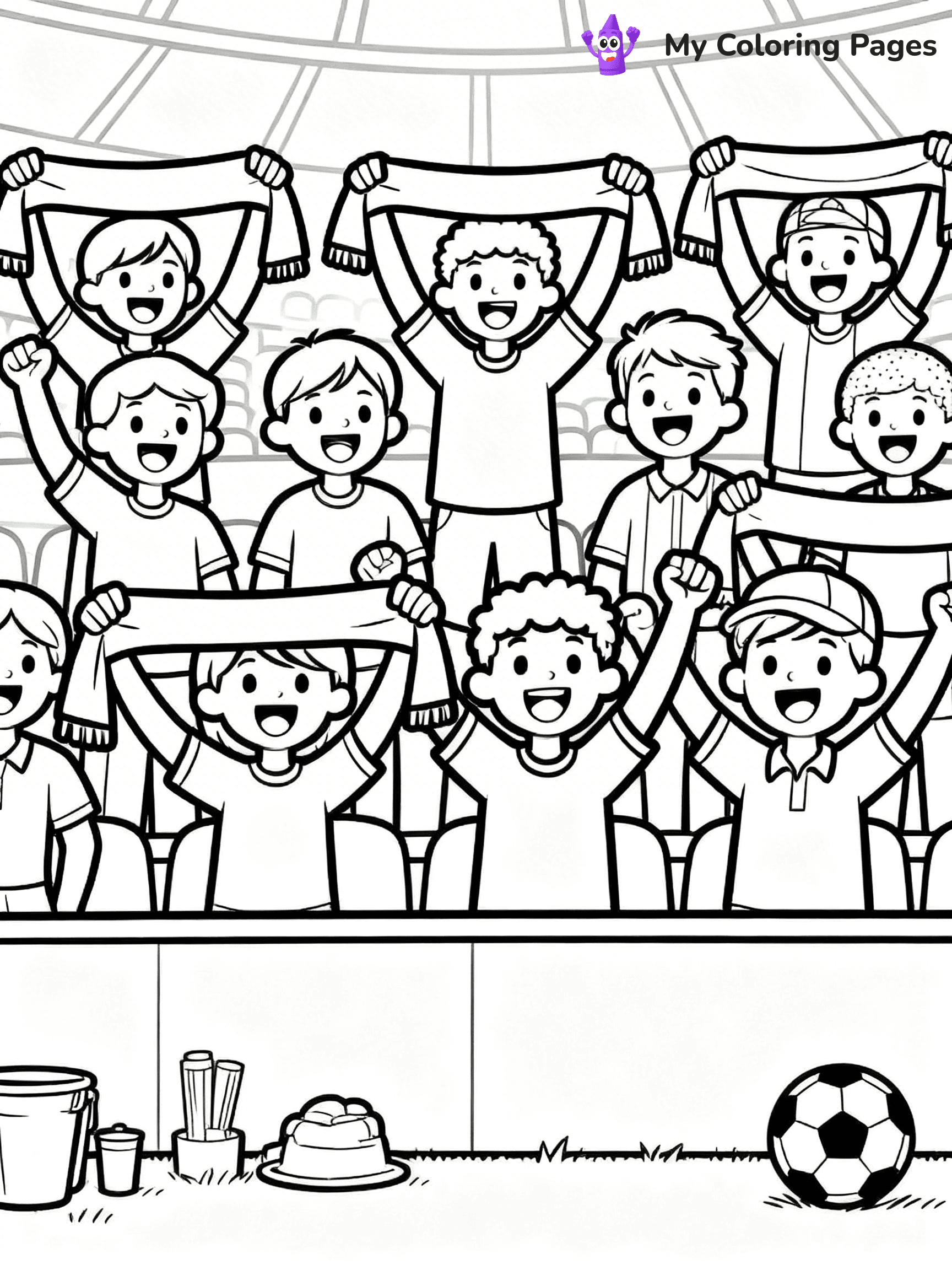 World Cup Coloring Pages - 36