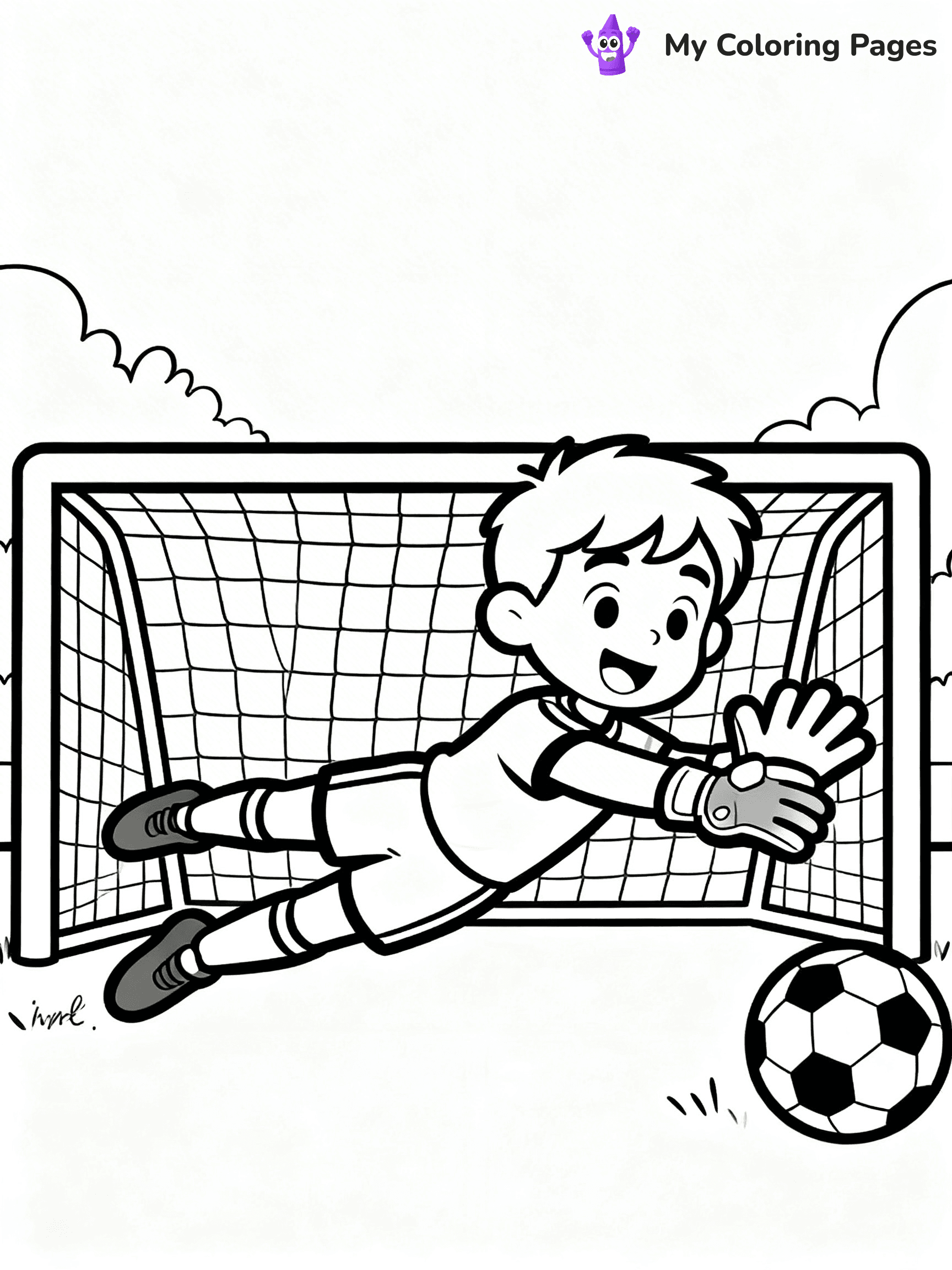 World Cup Coloring Pages - 24