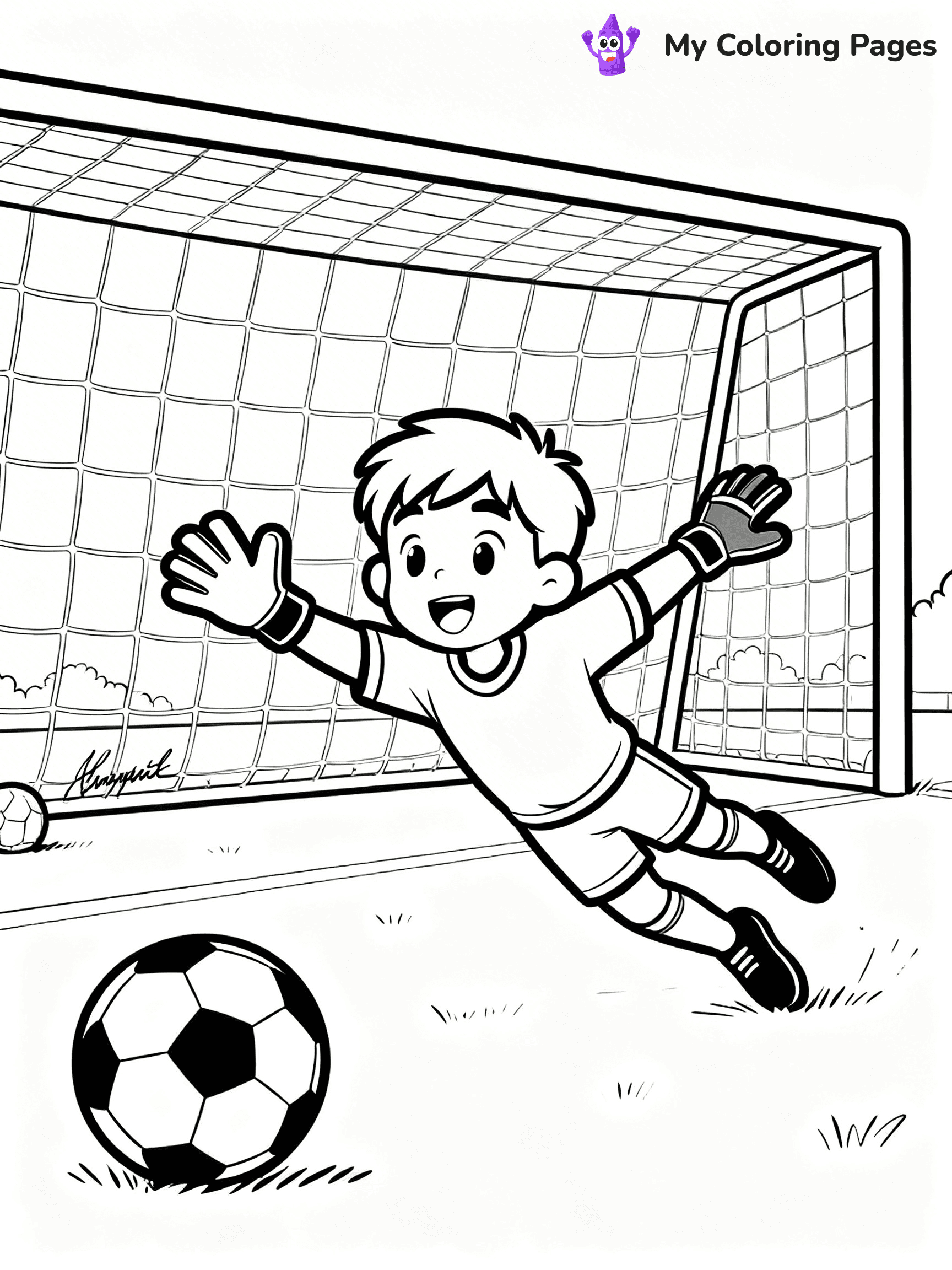 World Cup Coloring Pages - 19