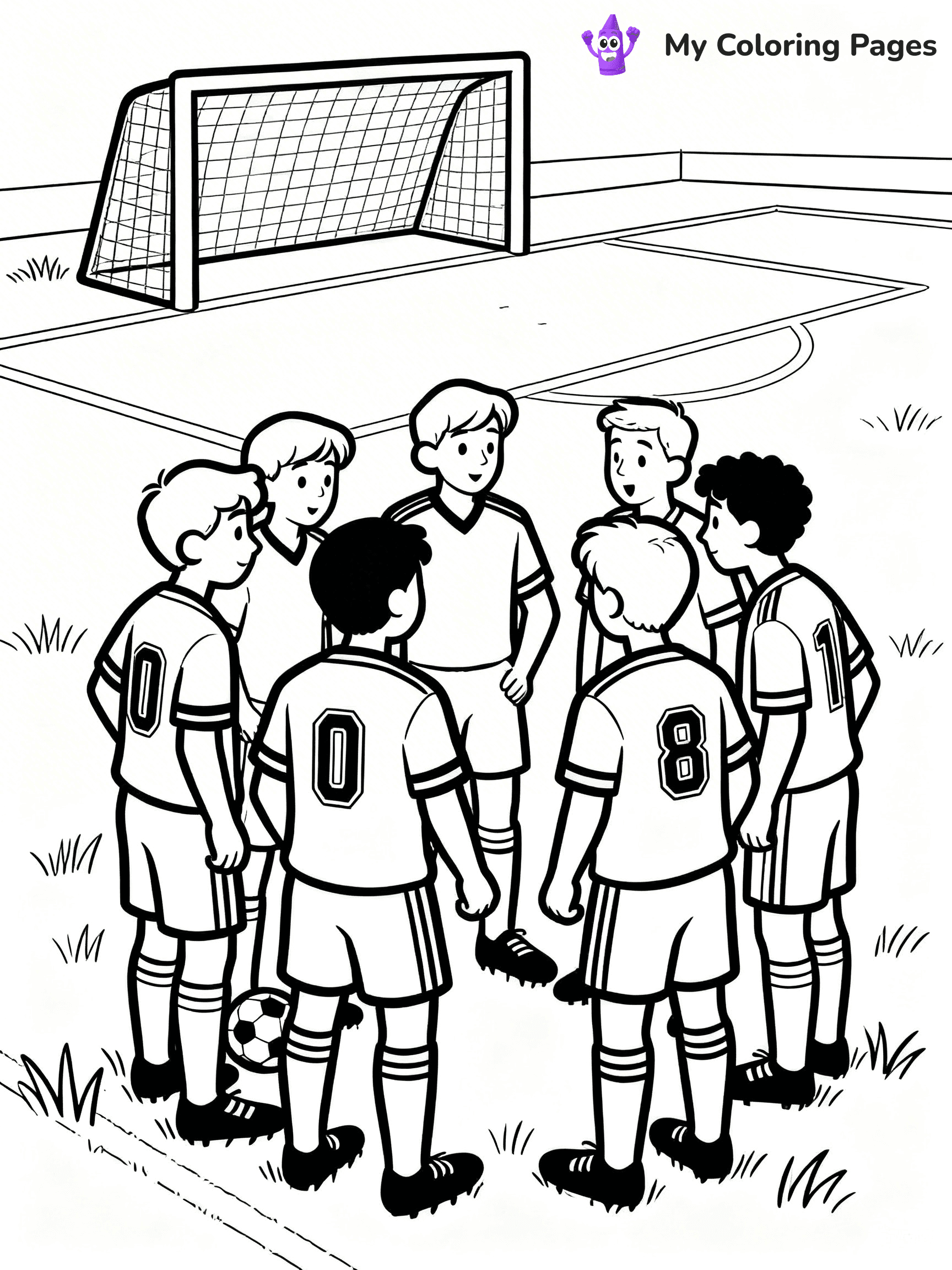 World Cup Coloring Pages - 16