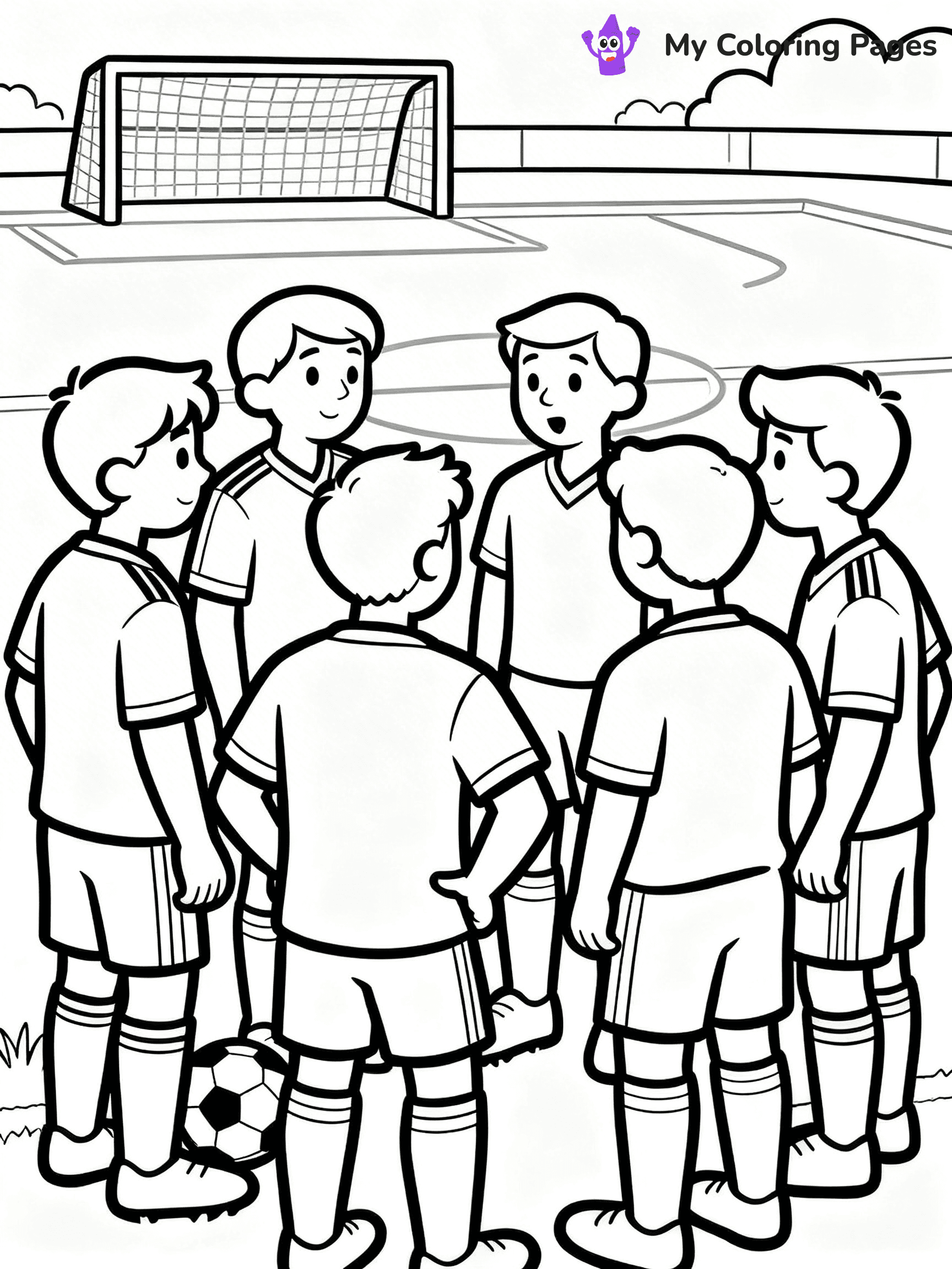 World Cup Coloring Pages - 12