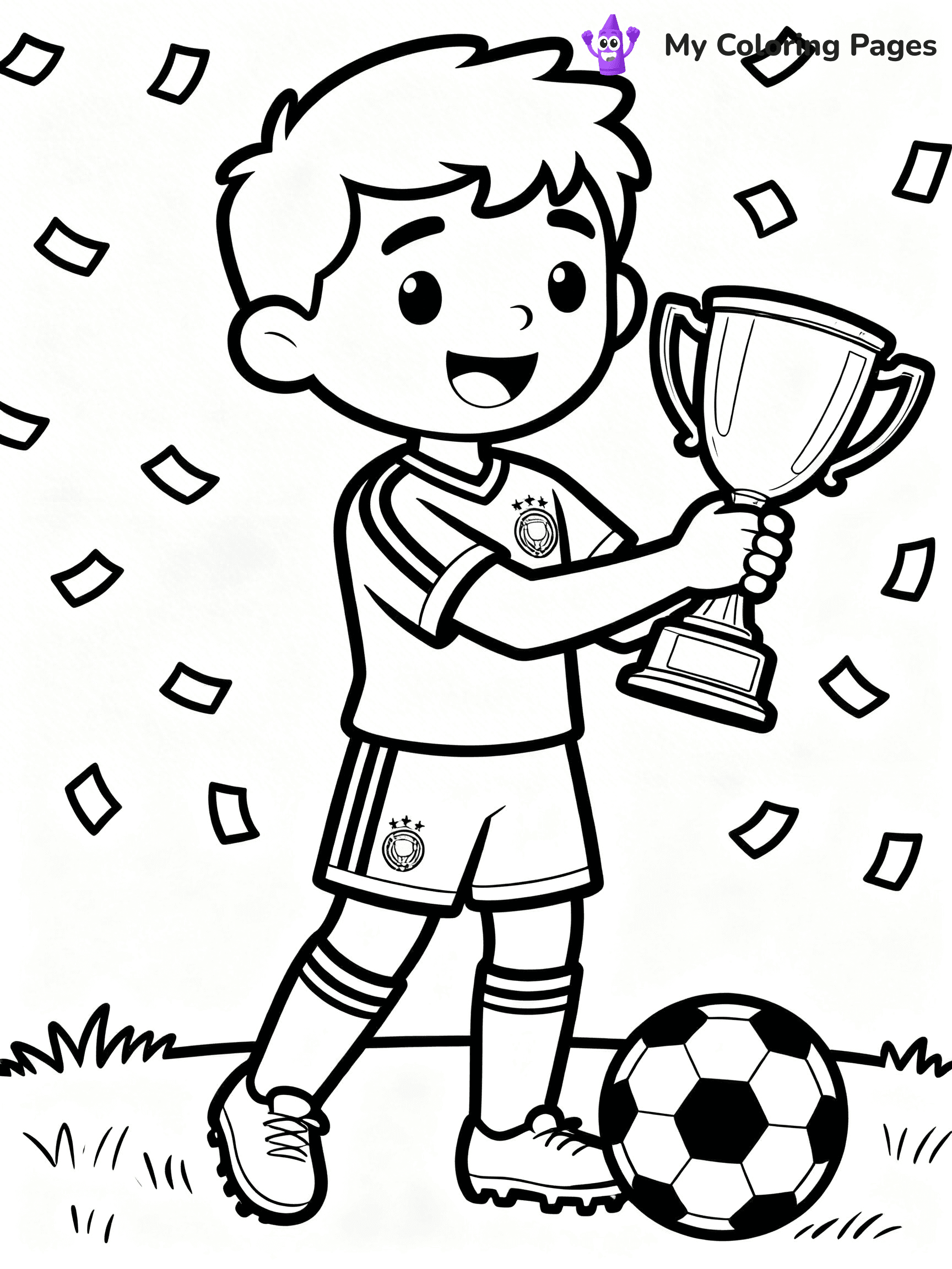 World Cup Coloring Pages - 9