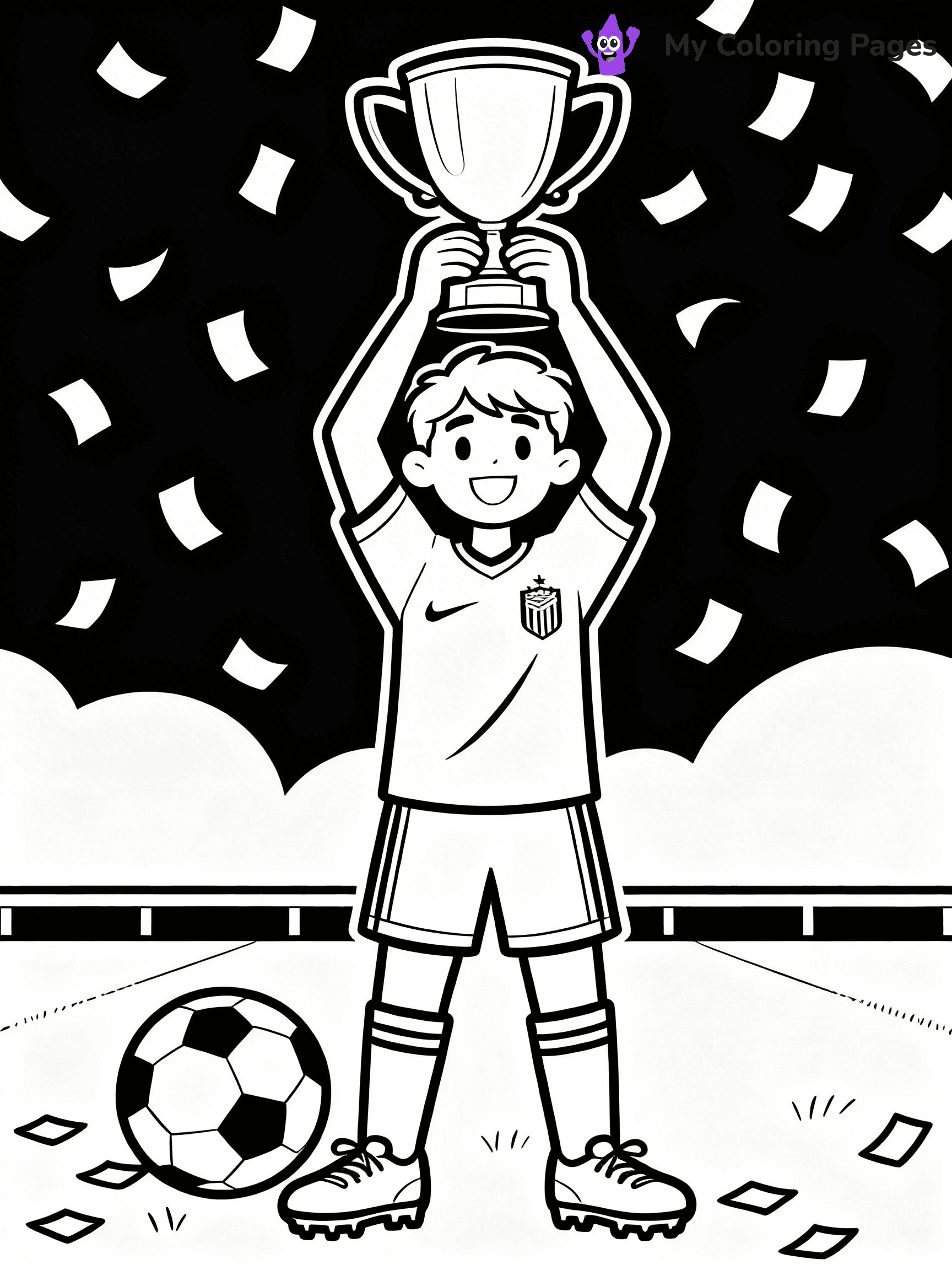 World Cup Coloring Pages - 8
