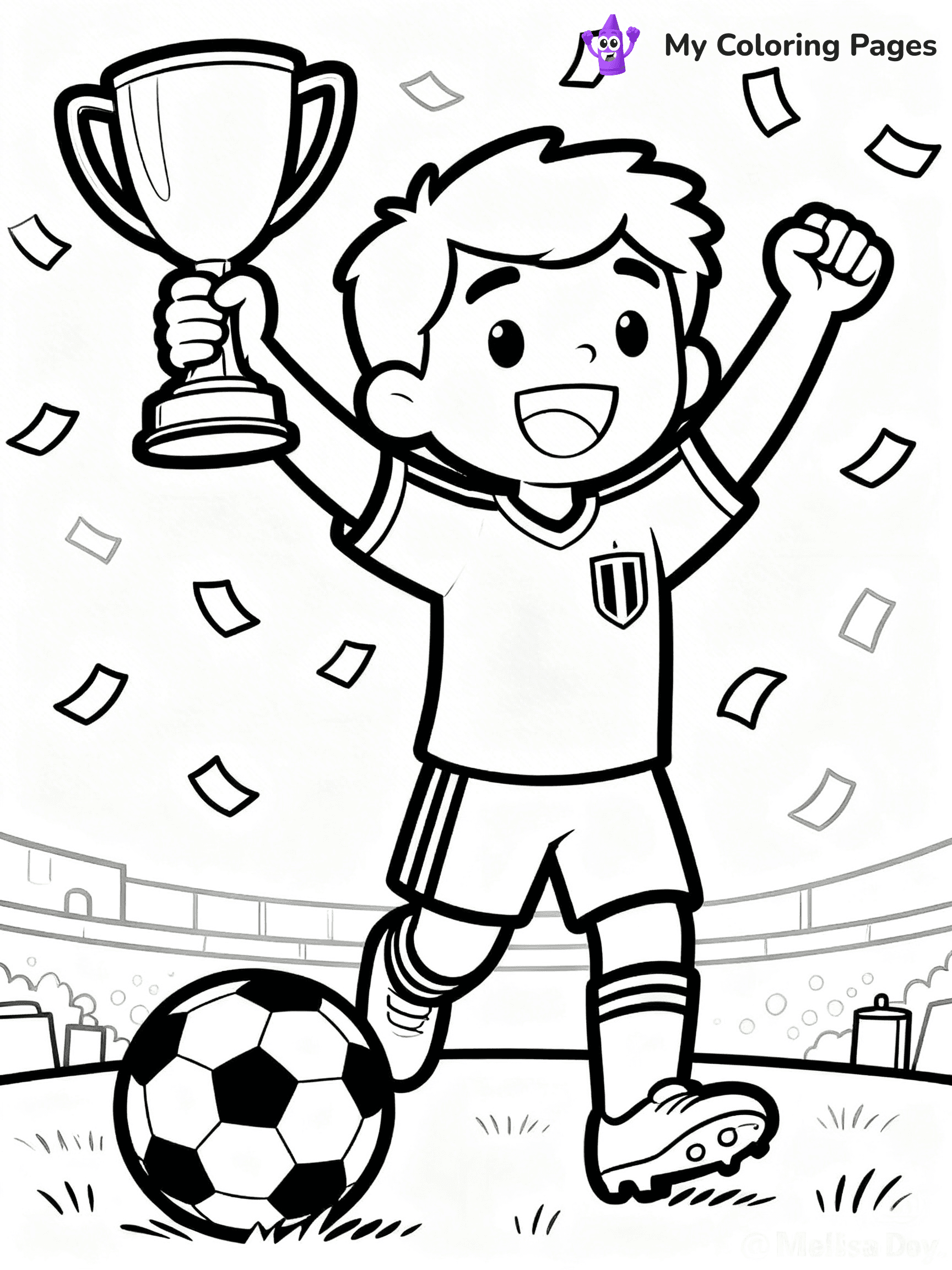 World Cup Coloring Pages - 4
