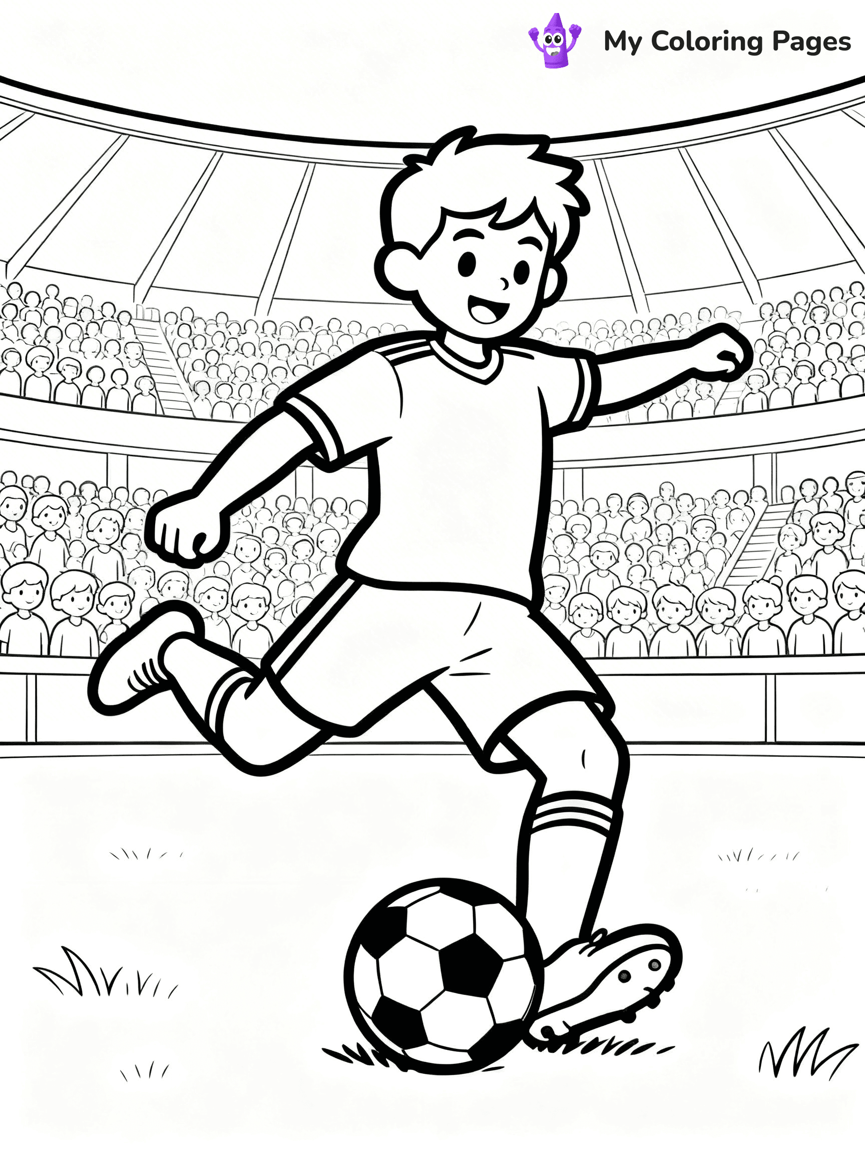 World Cup Coloring Pages - 1