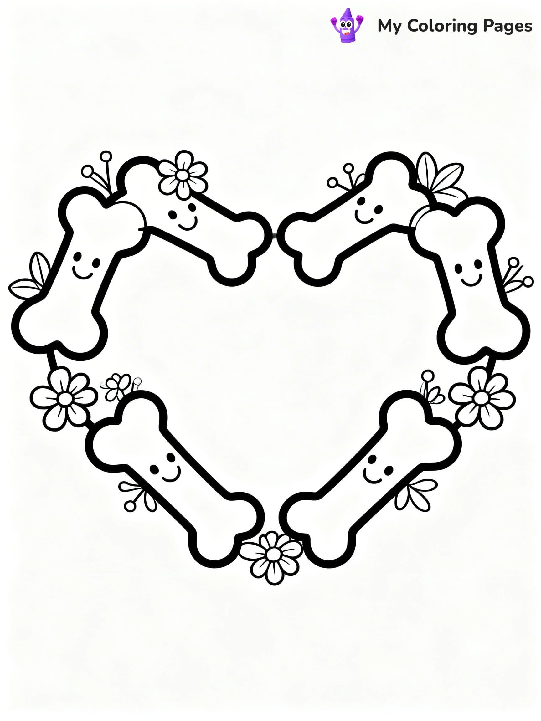 Bones Coloring Pages - 24