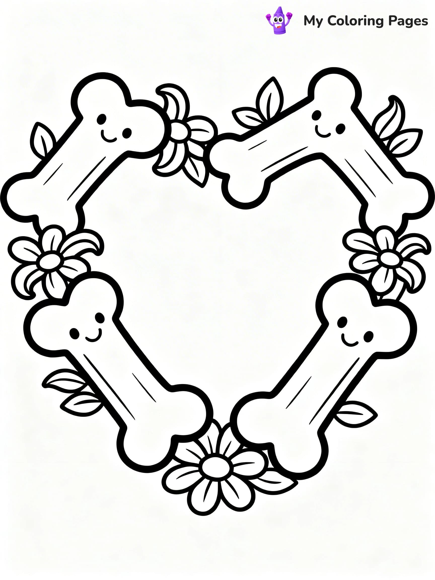 Bones Coloring Pages - 22