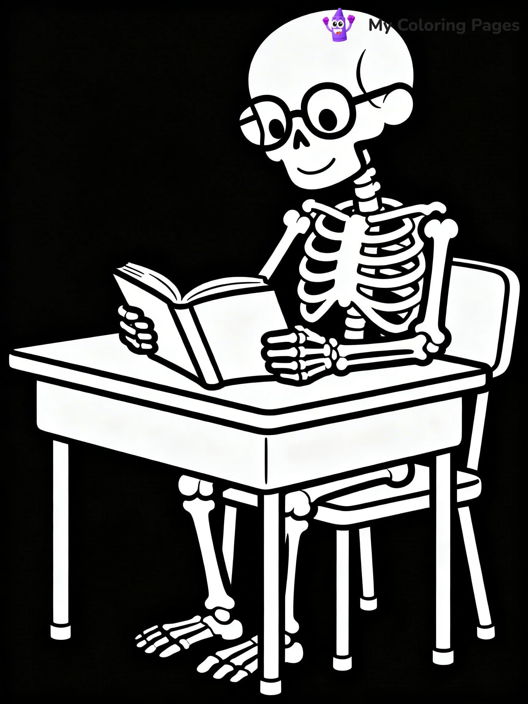 Bones Coloring Pages - 17