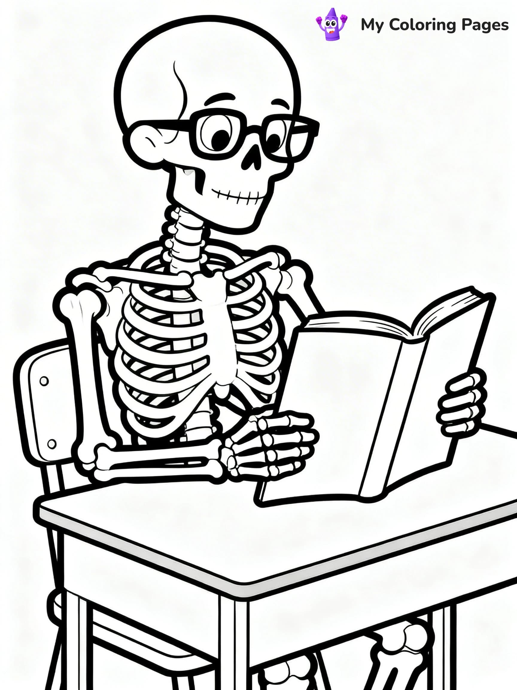 Bones Coloring Pages - 16