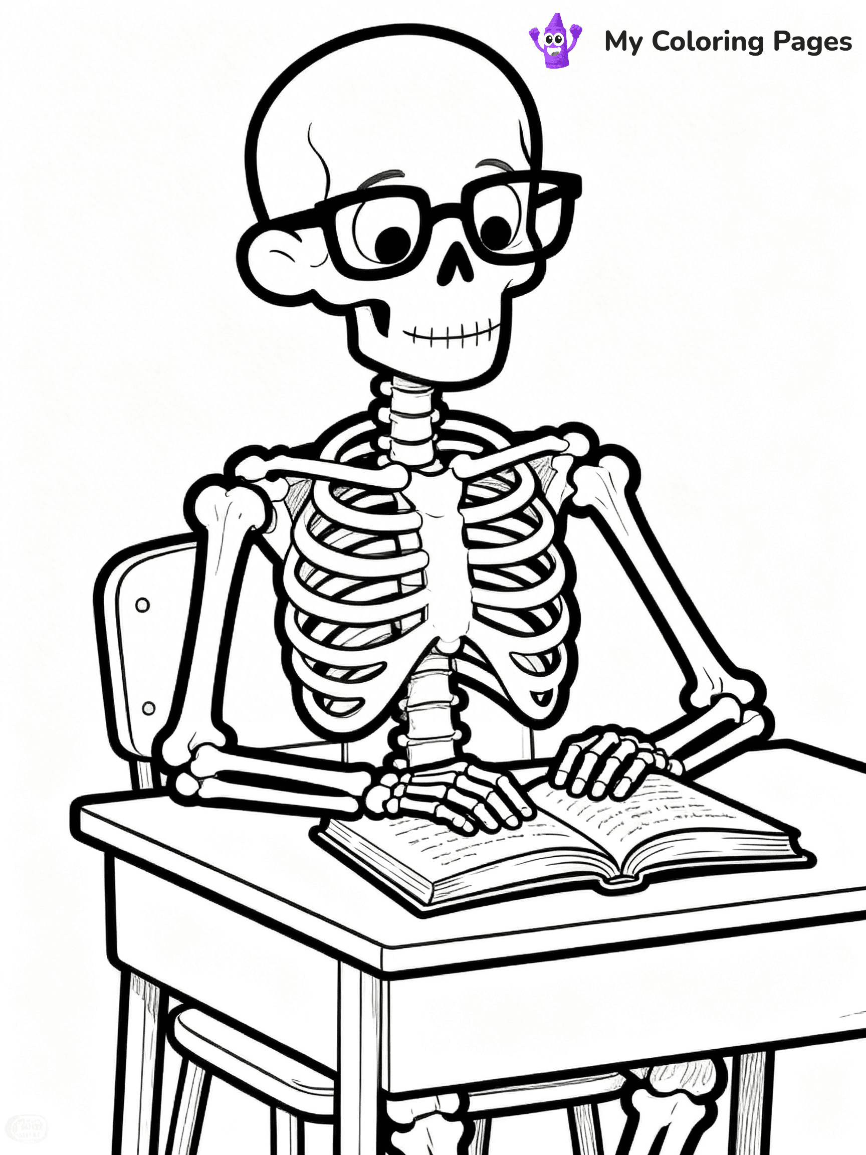 Bones Coloring Pages - 17