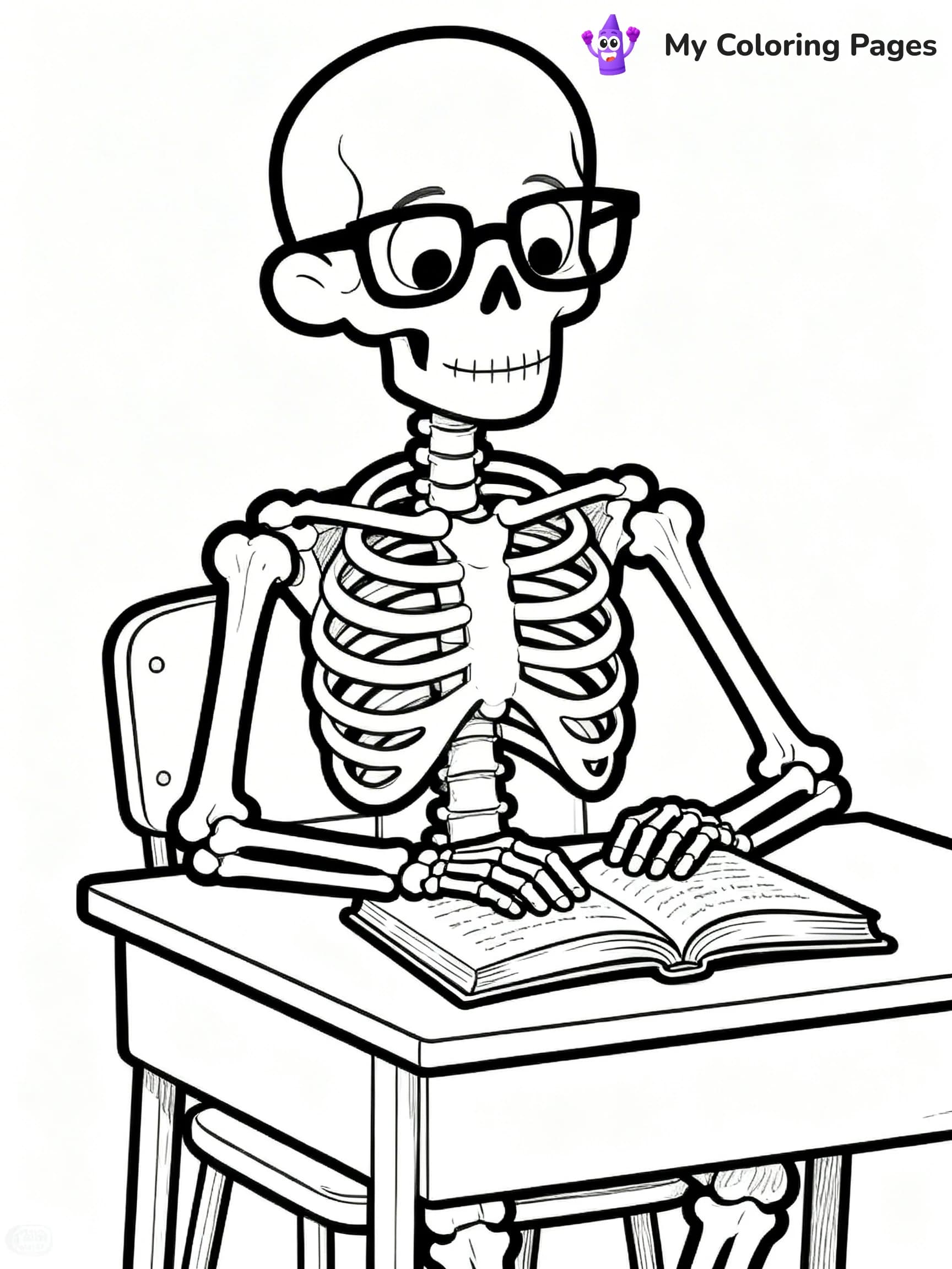 Bones Coloring Pages - 14